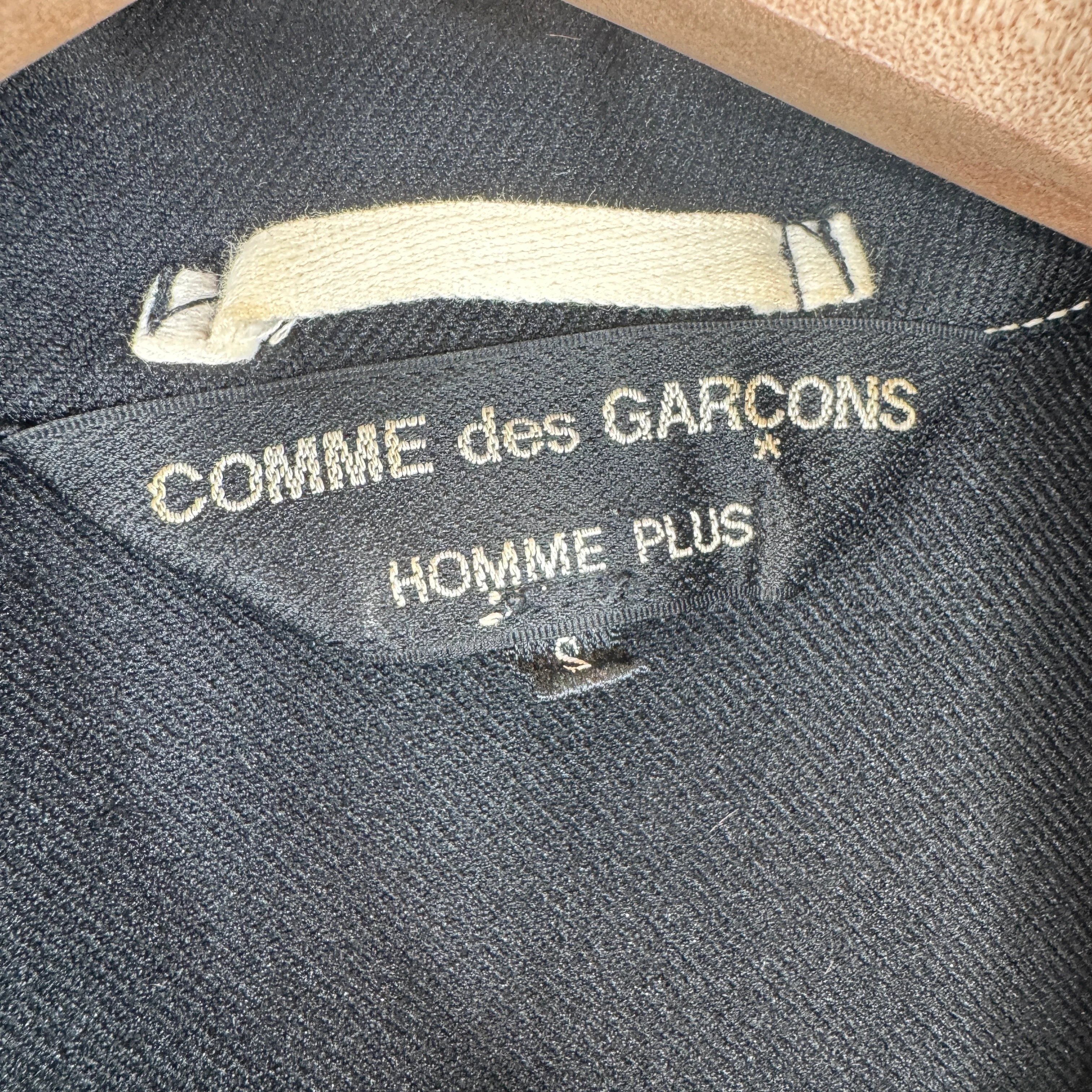 CDG Homme Plus Contrast Stitch Romper Button Up - Image 3