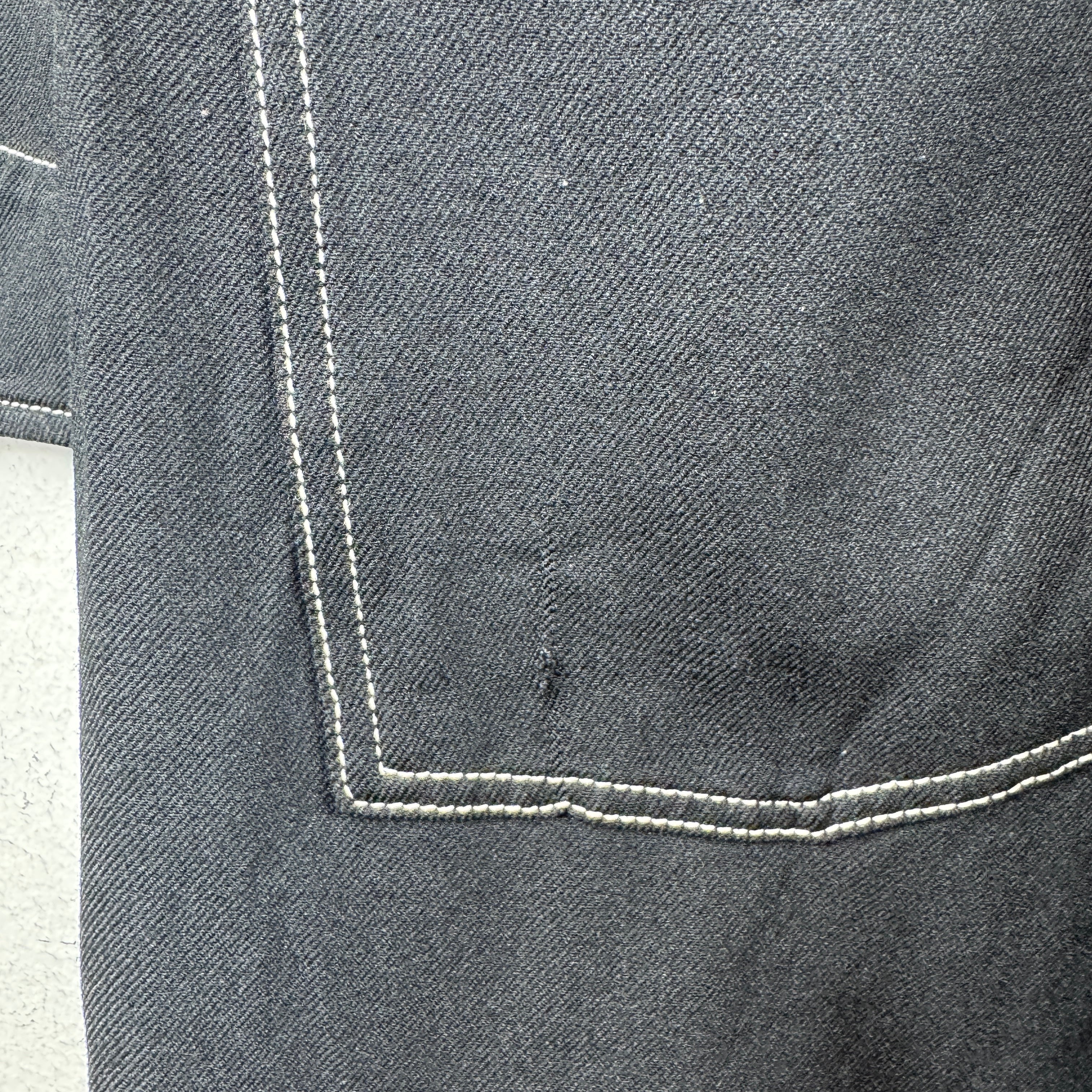 CDG Homme Plus Contrast Stitch Romper Button Up - Image 7