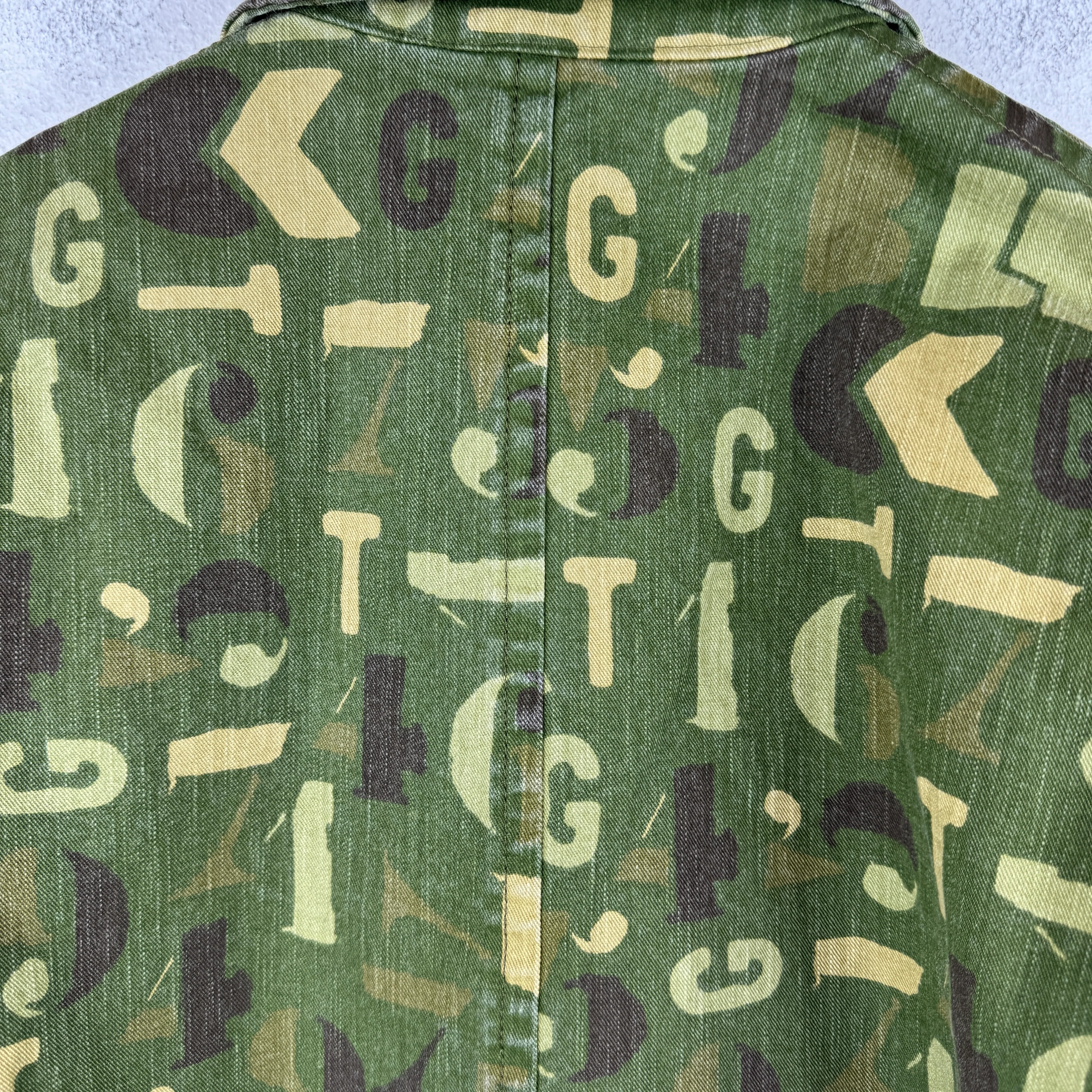 Comme Des Garcons Stencil Block Numbers Jacket - Image 11