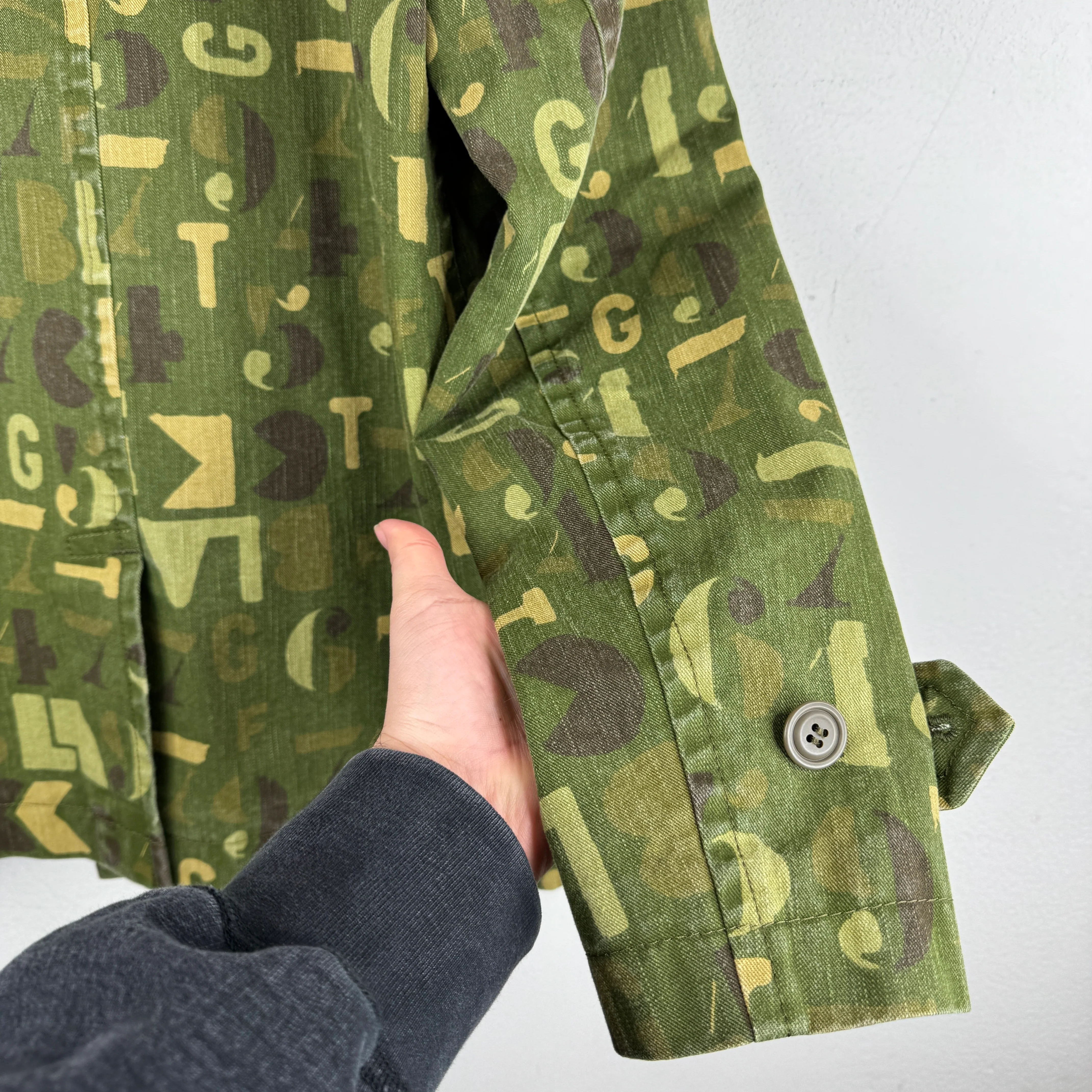 Comme Des Garcons Stencil Block Numbers Jacket - Image 13