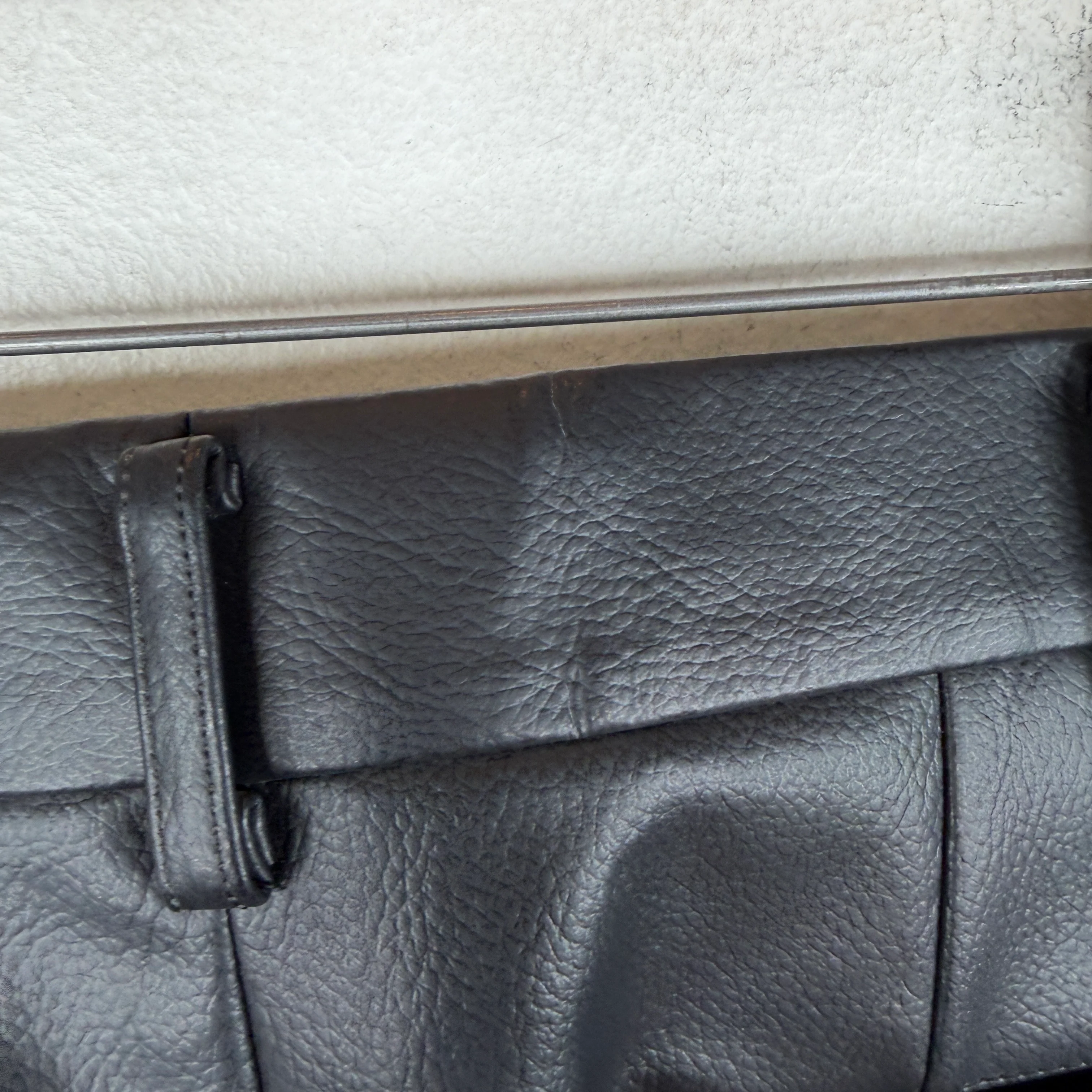 CDG Faux Leather Zip Pants - Image 10