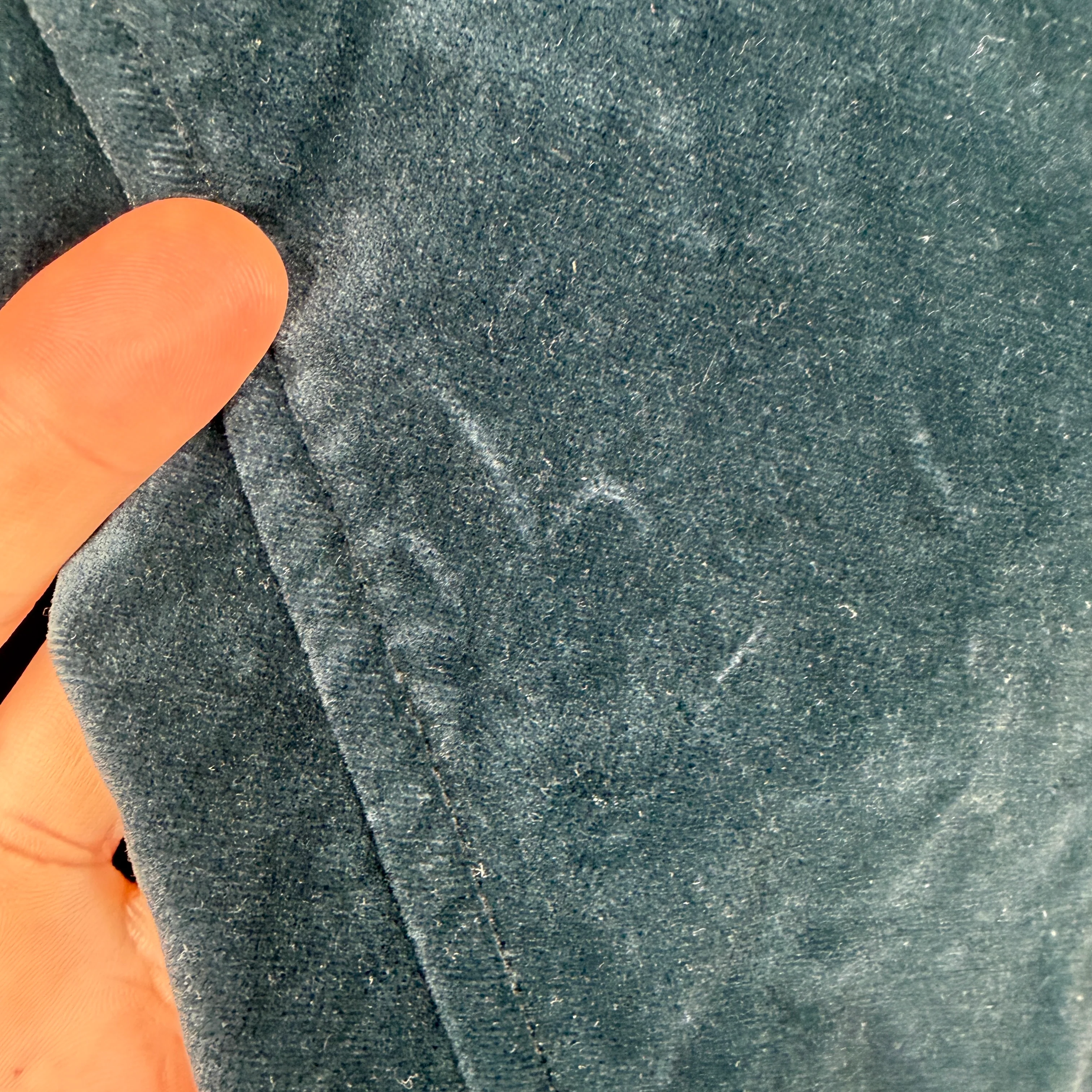 CDG Velour Chore Zip Up Hoodie - Image 9