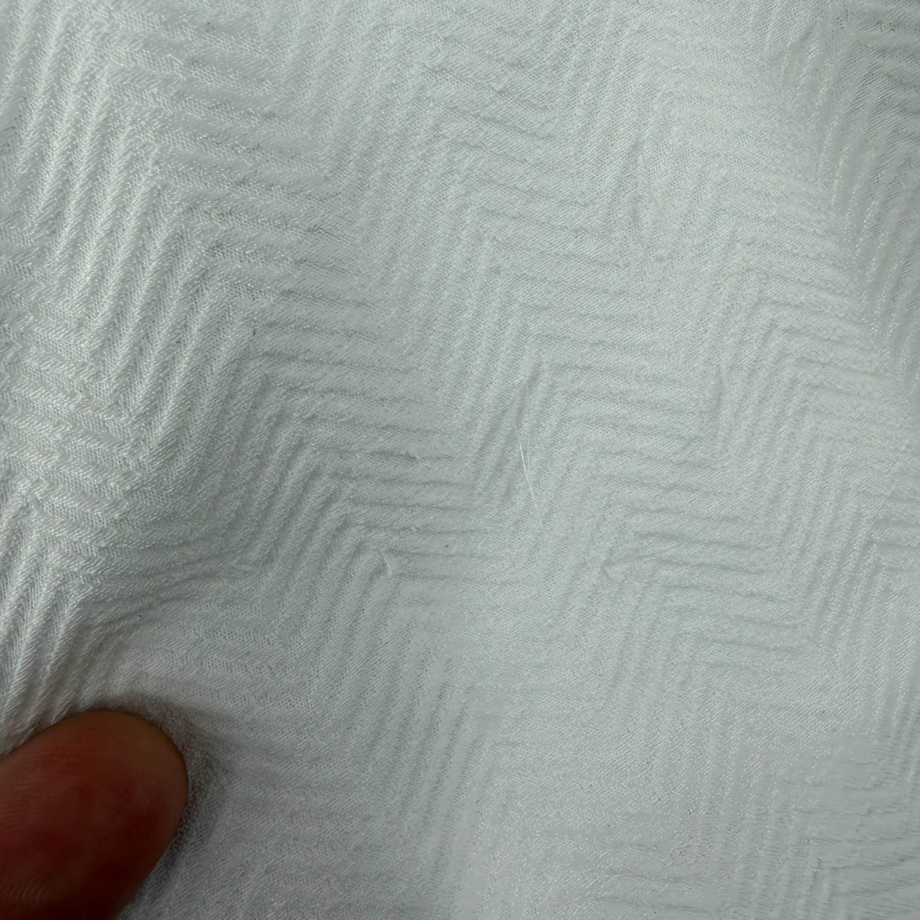 CDG White Pattern Balloon Shorts - Image 11