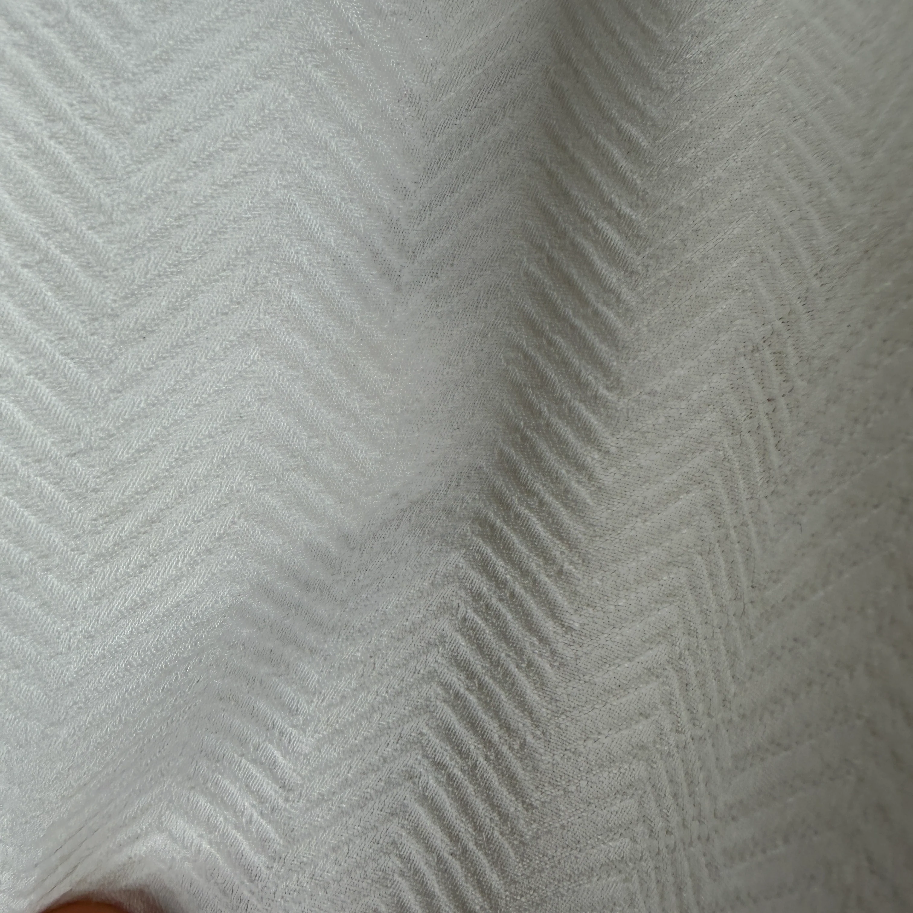 CDG White Pattern Balloon Shorts - Image 9