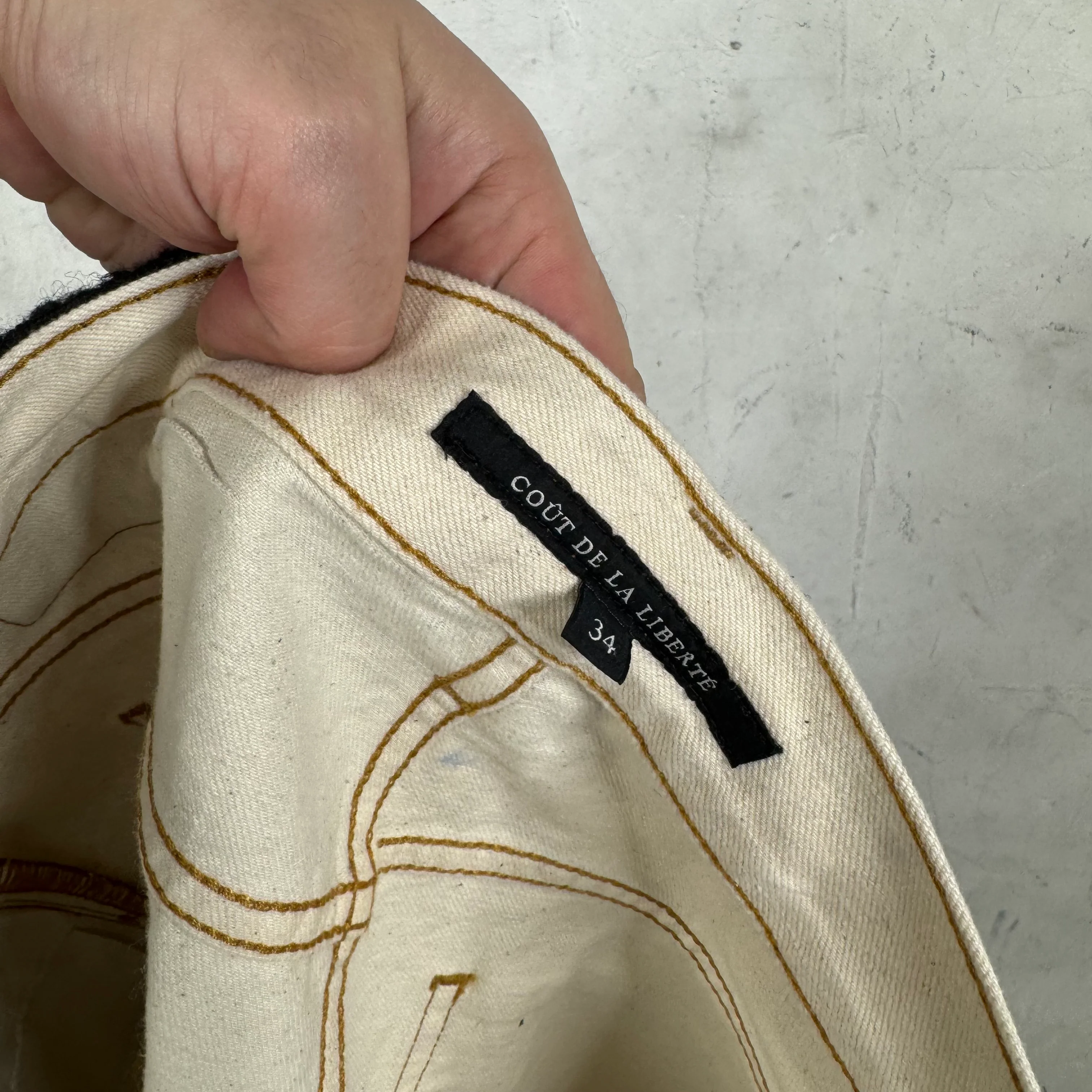 Cout De La Liberte Flared Waxed Trompe Pants - Image 3