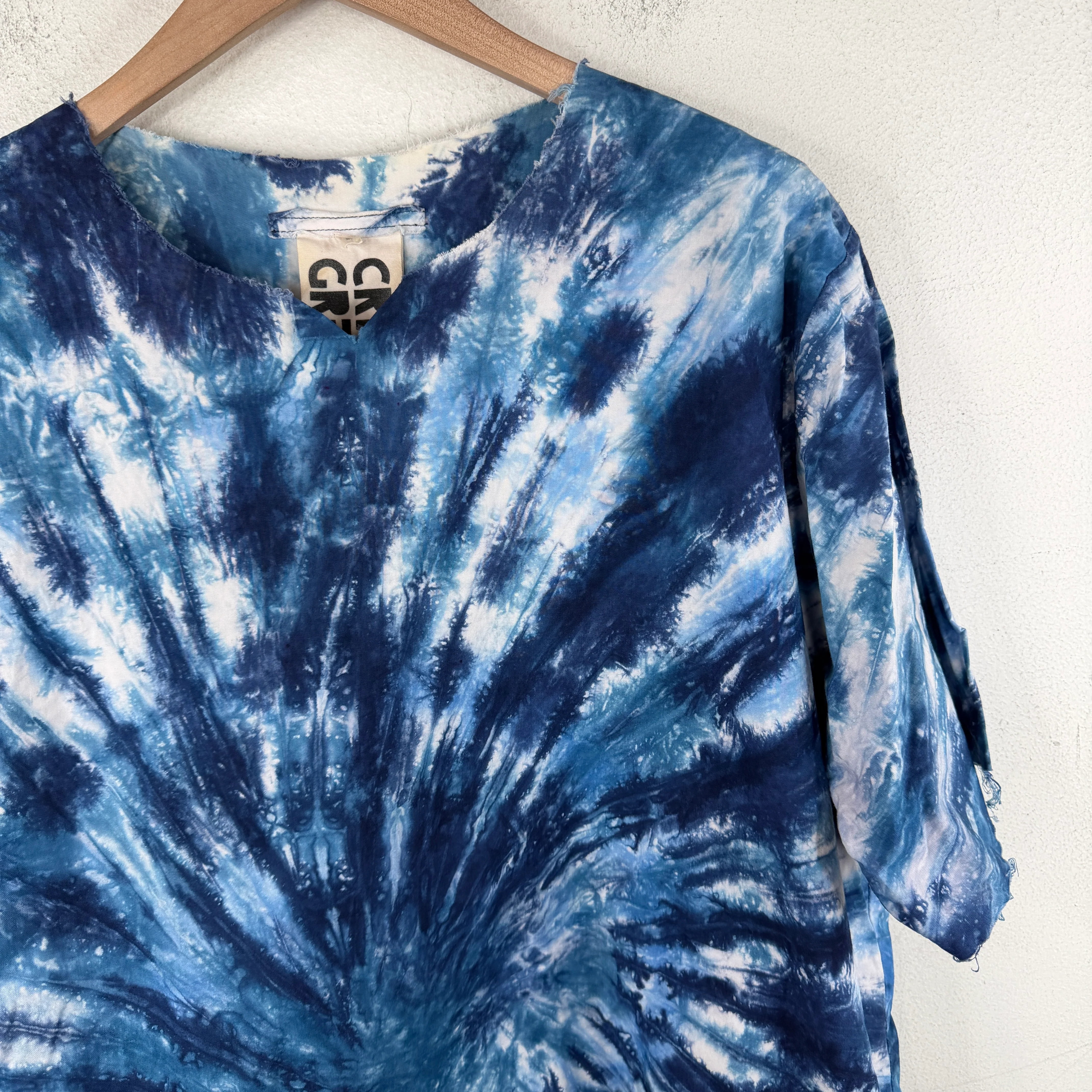 Craig Green Collarless Tie Dye Shirt - Image 5