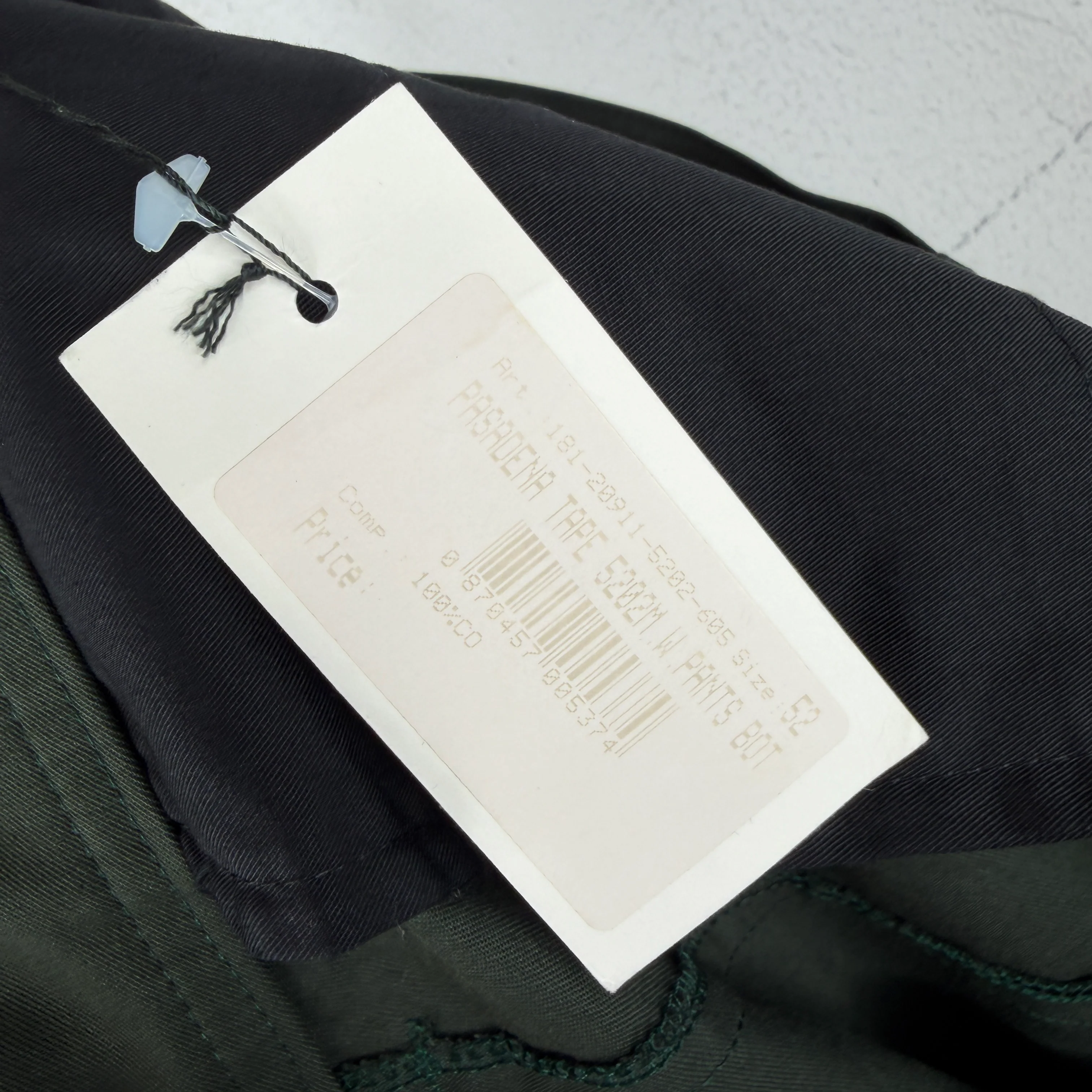 Dries Van Noten Green Trouser Shorts - Image 5