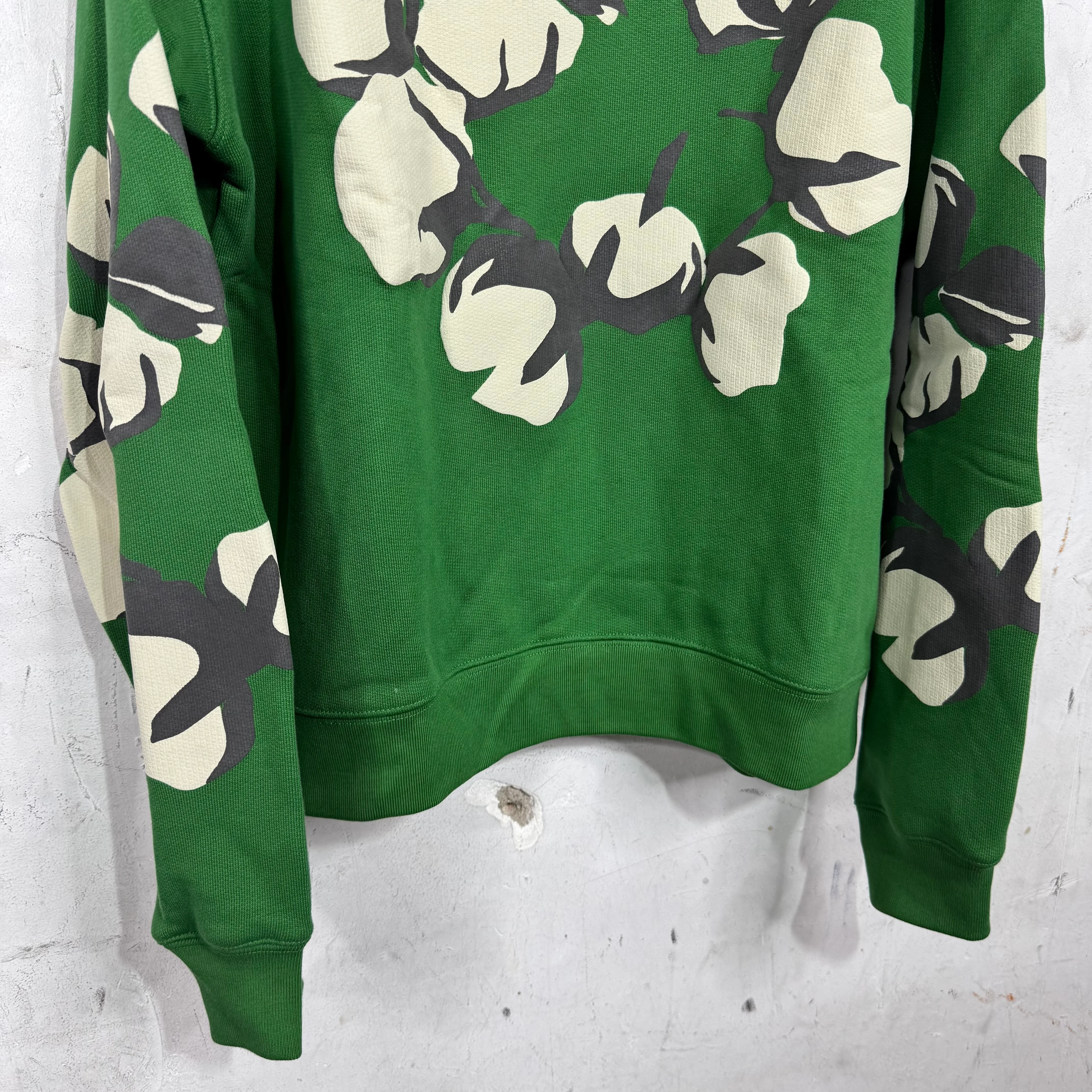 Denim Tears x CPFM Green Wreath Crewneck Sweater - Image 6