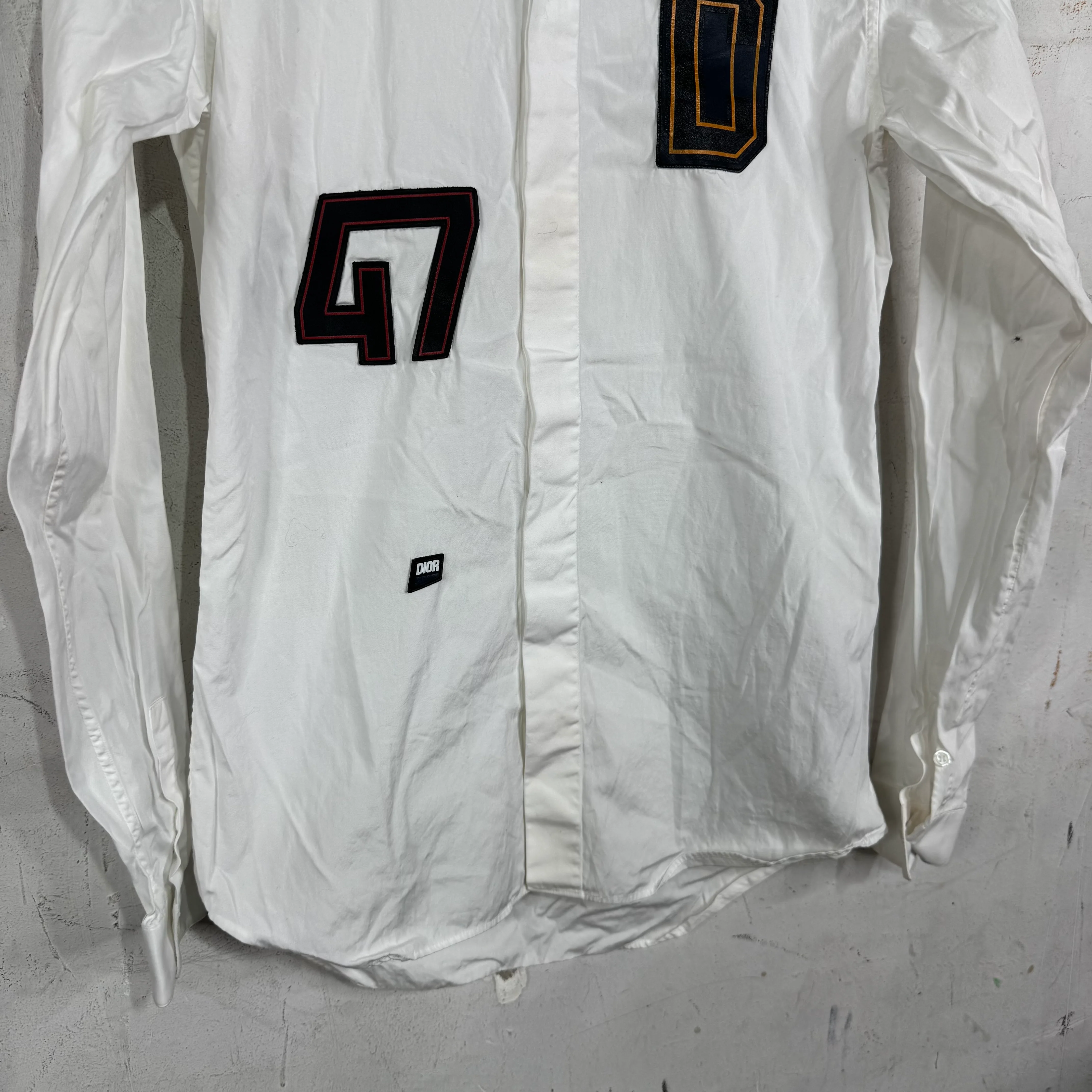 Dior Leather Patched Shirt - Image 7