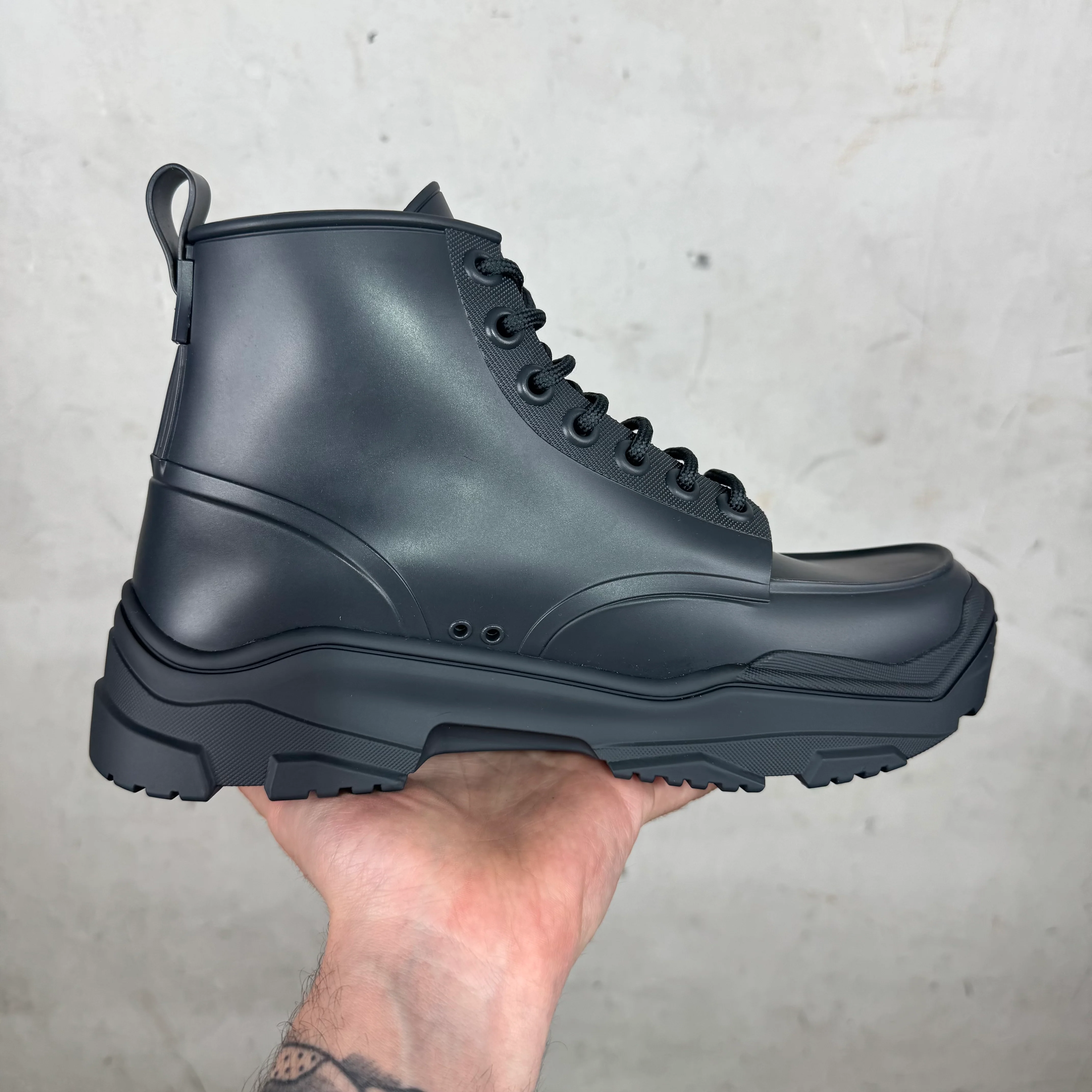Dior Rubber Lace Up Boots - Image 9