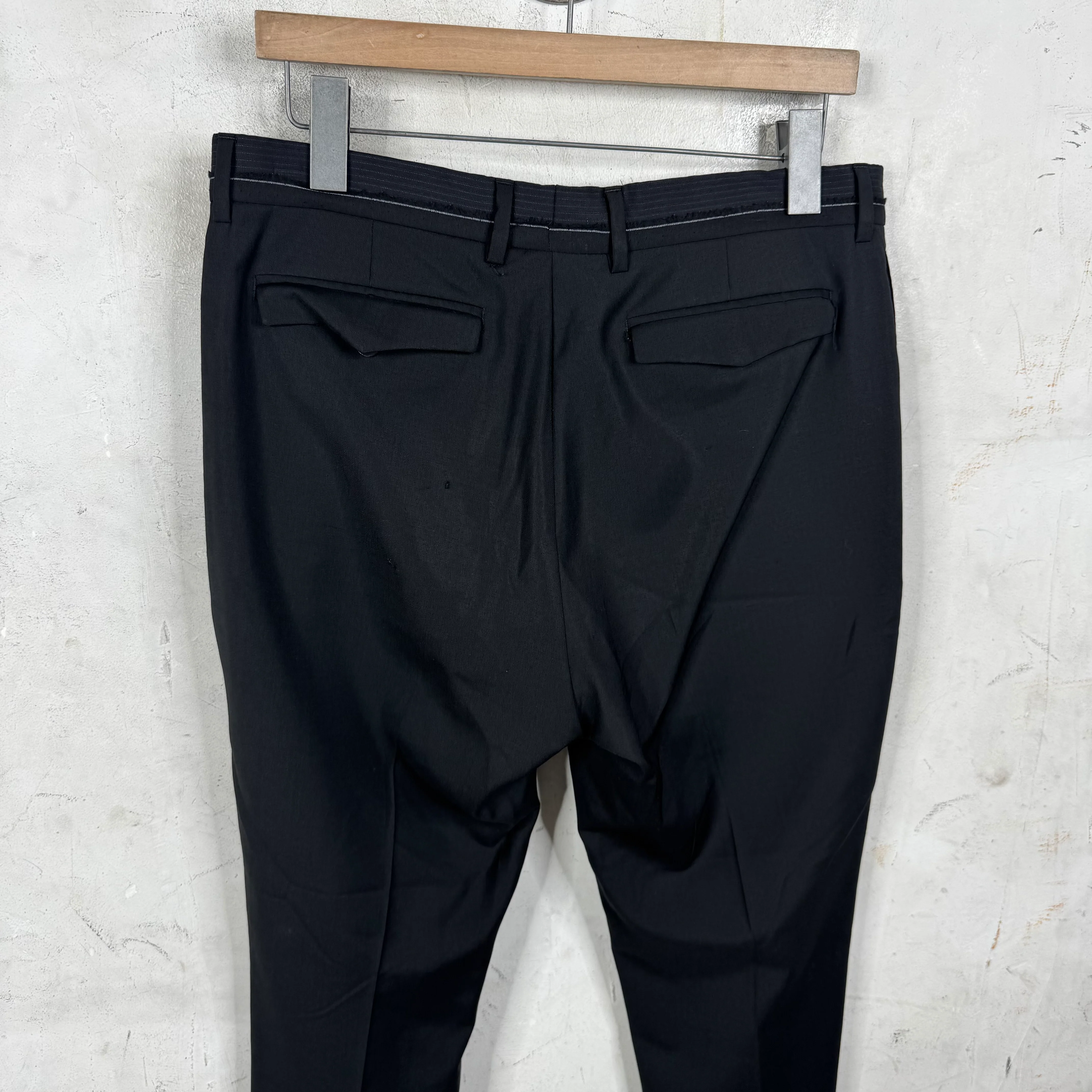 Dior Striped Waist Black Trousers - Image 10