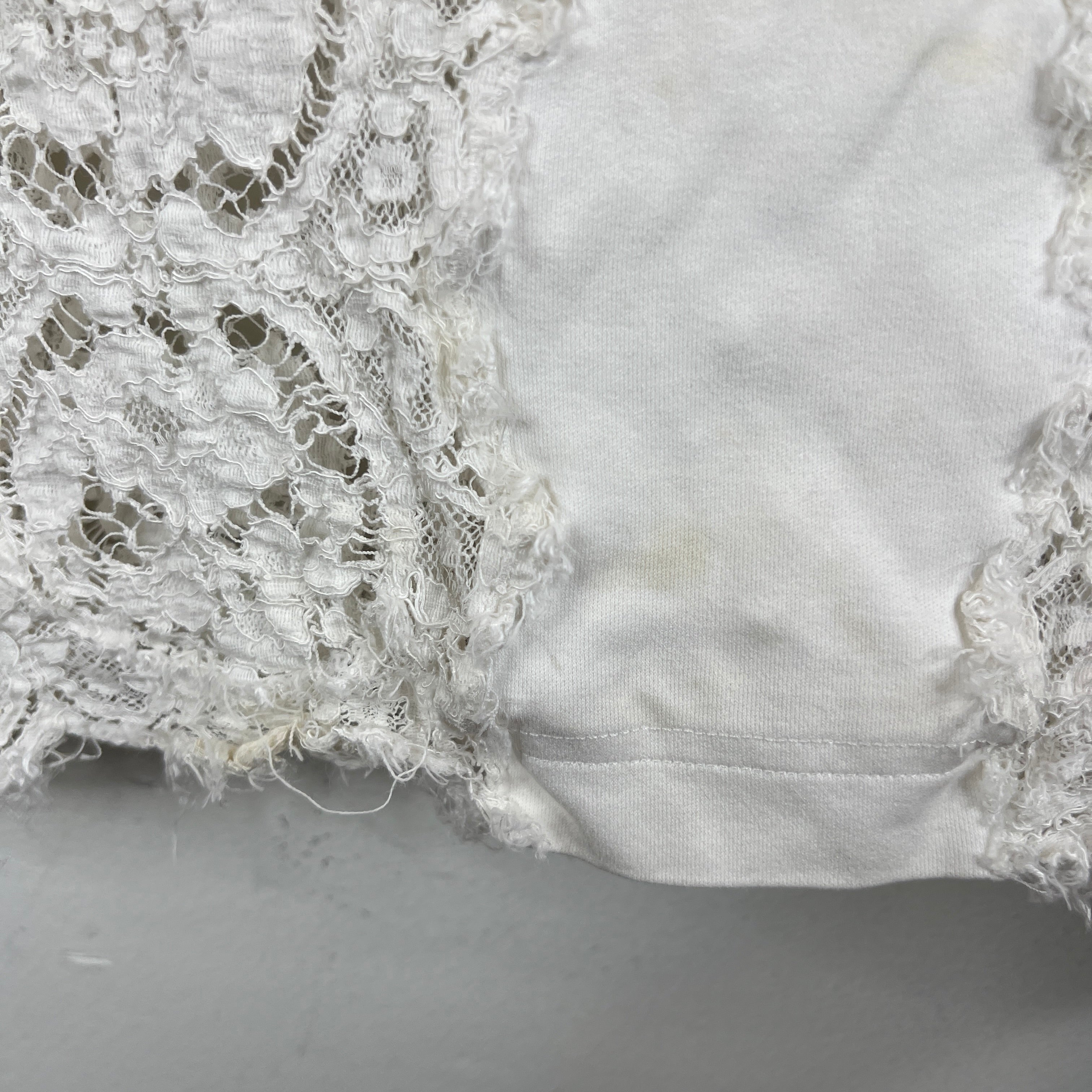 Dolce & Gabanna Floral Lace Hybrid T-Shirt - Image 10