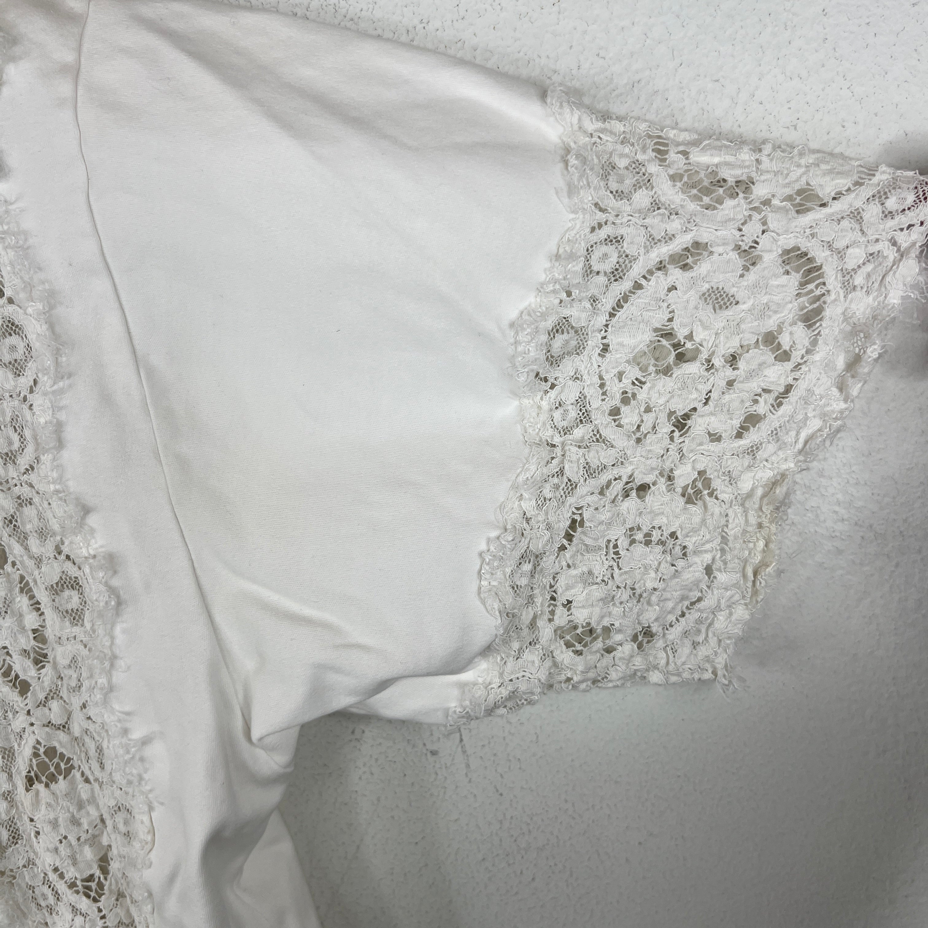 Dolce & Gabanna Floral Lace Hybrid T-Shirt - Image 16