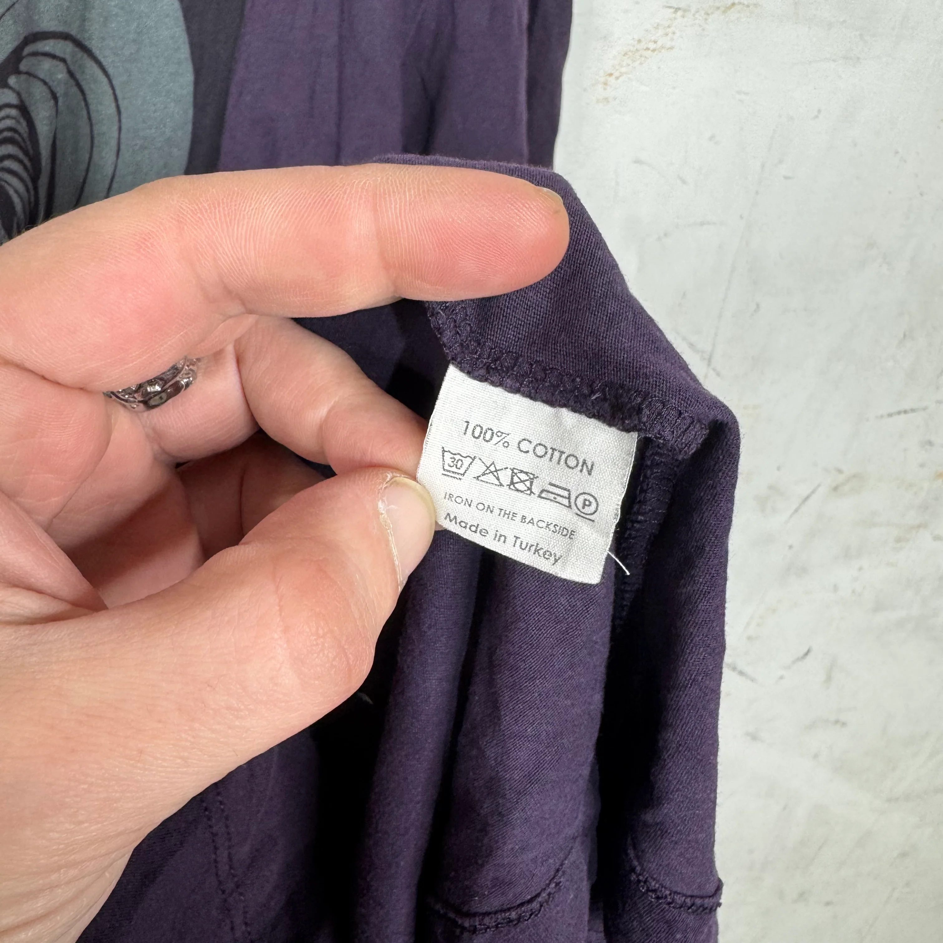 Dries Van Noten Wes Wilson Purple T-Shirt - Image 4