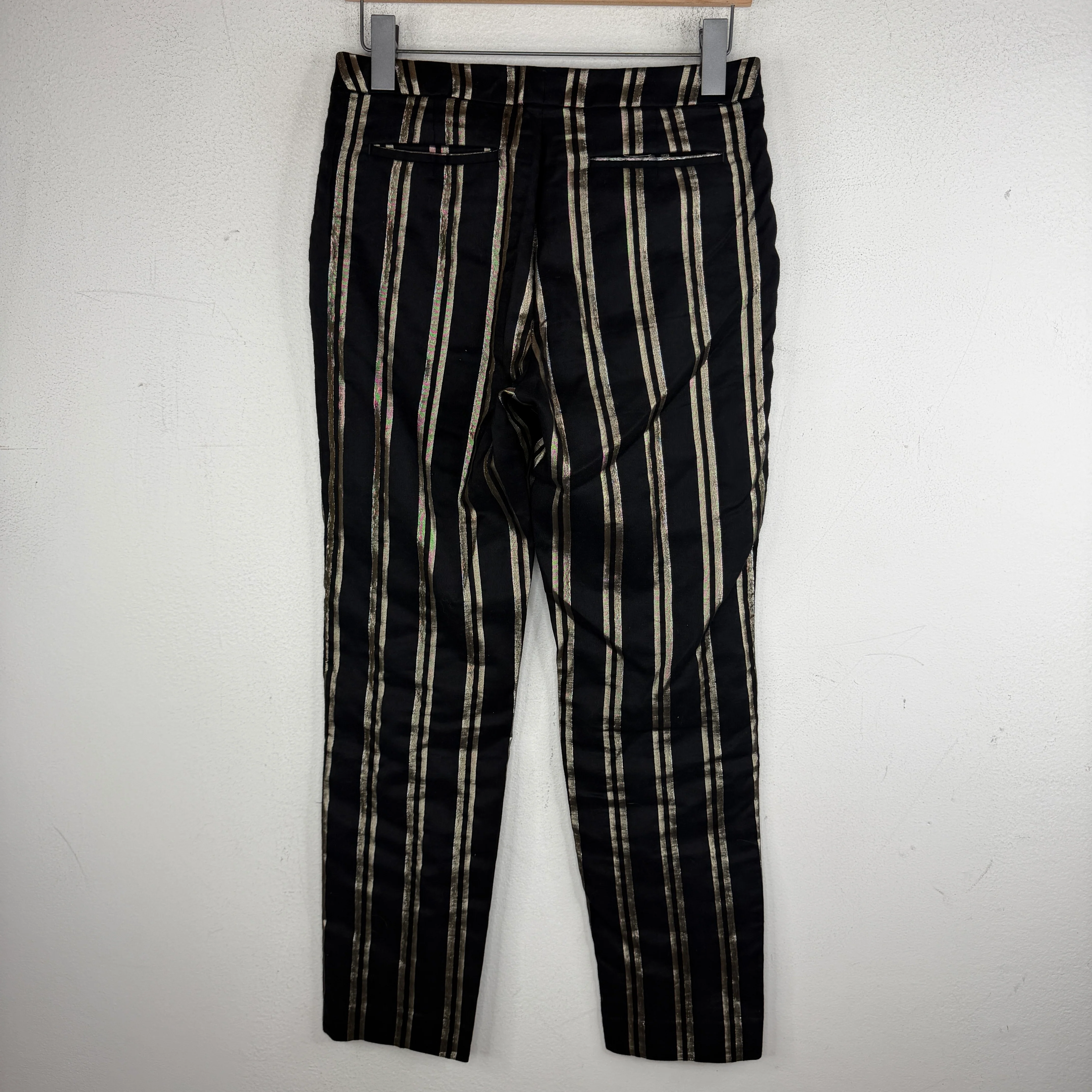 Dries Van Noten Wool Striped Trousers - Image 2