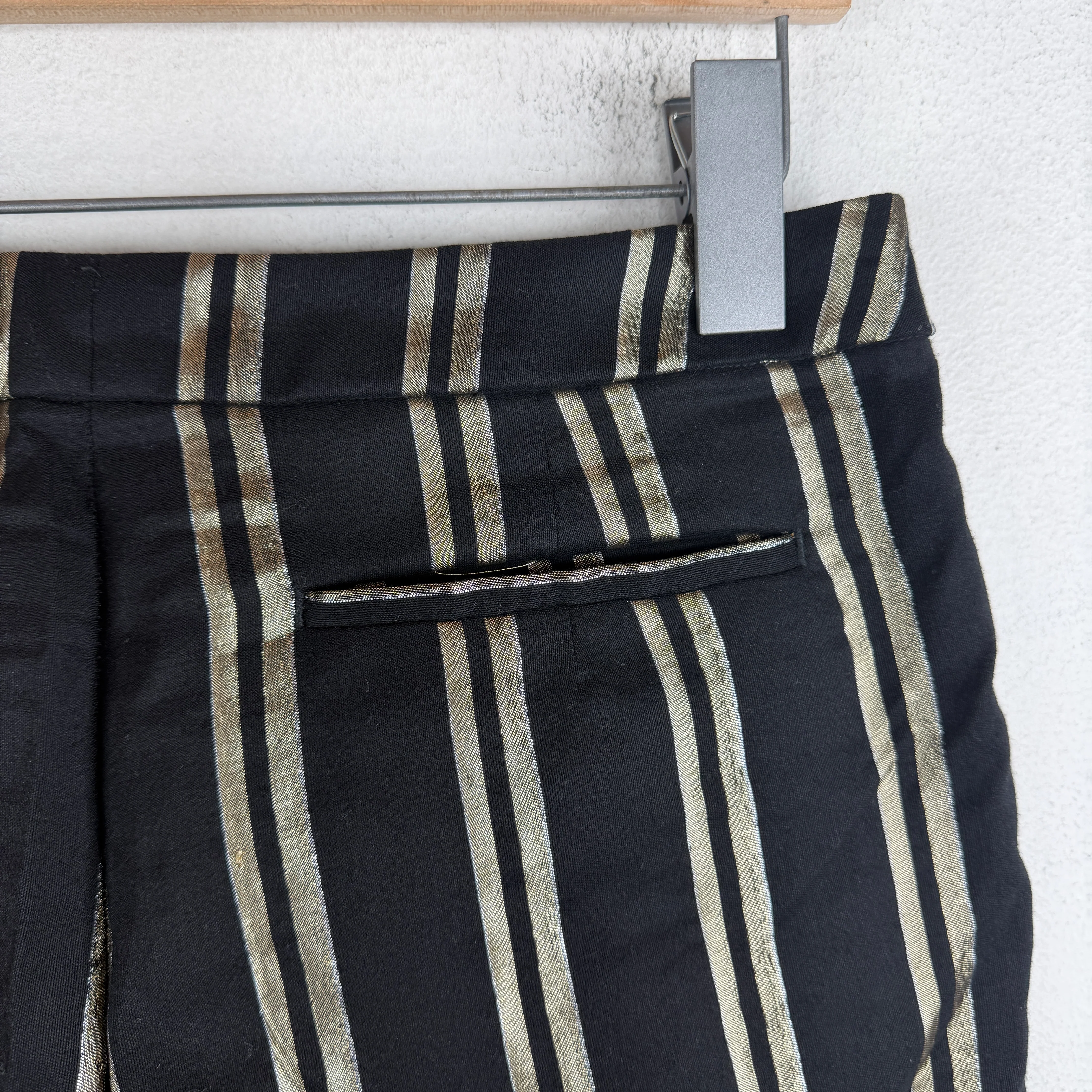 Dries Van Noten Wool Striped Trousers - Image 5