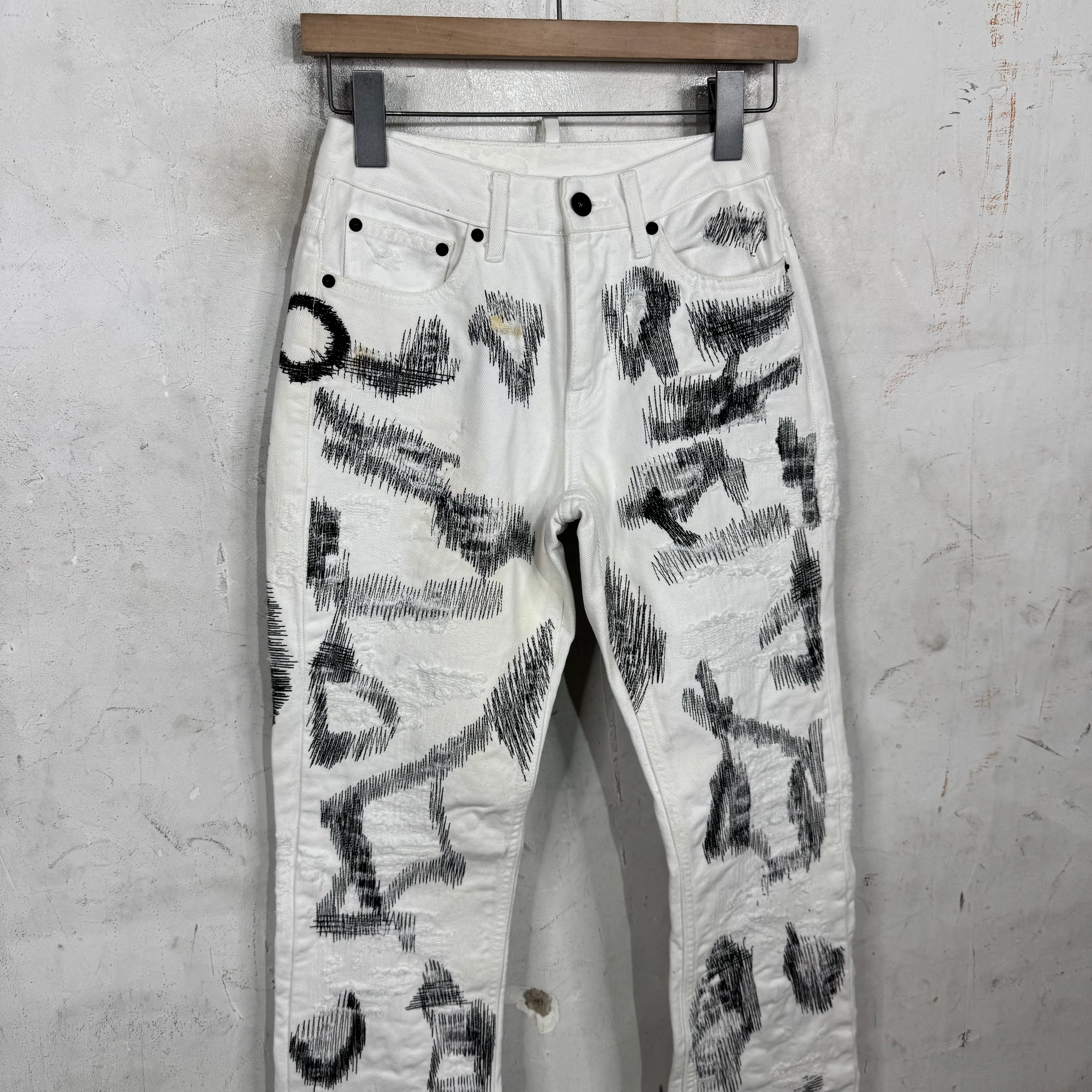 Endless Denim White Boro Jeans - Image 5