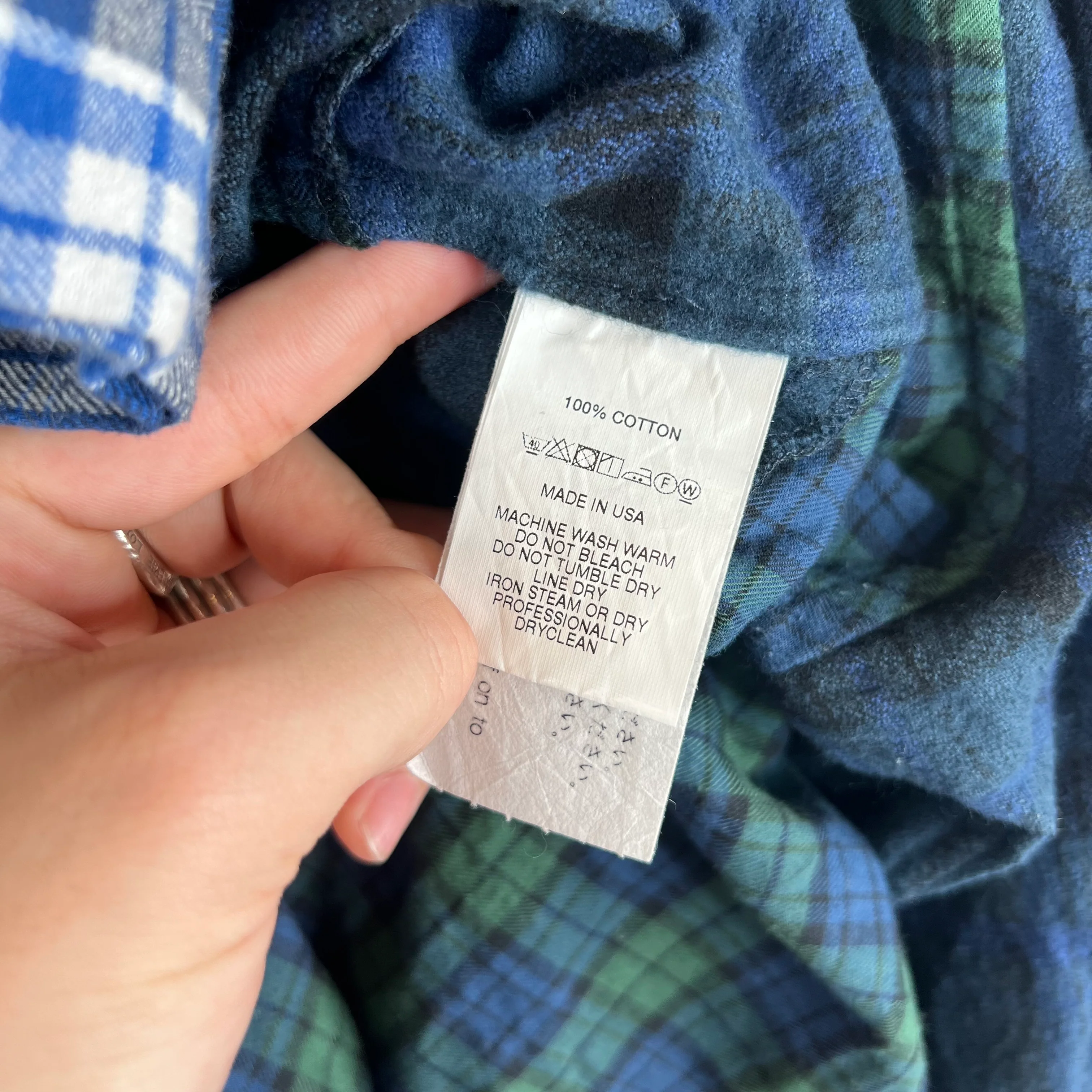 Engineered Garments Paneled Flannel Shirt - Image 4
