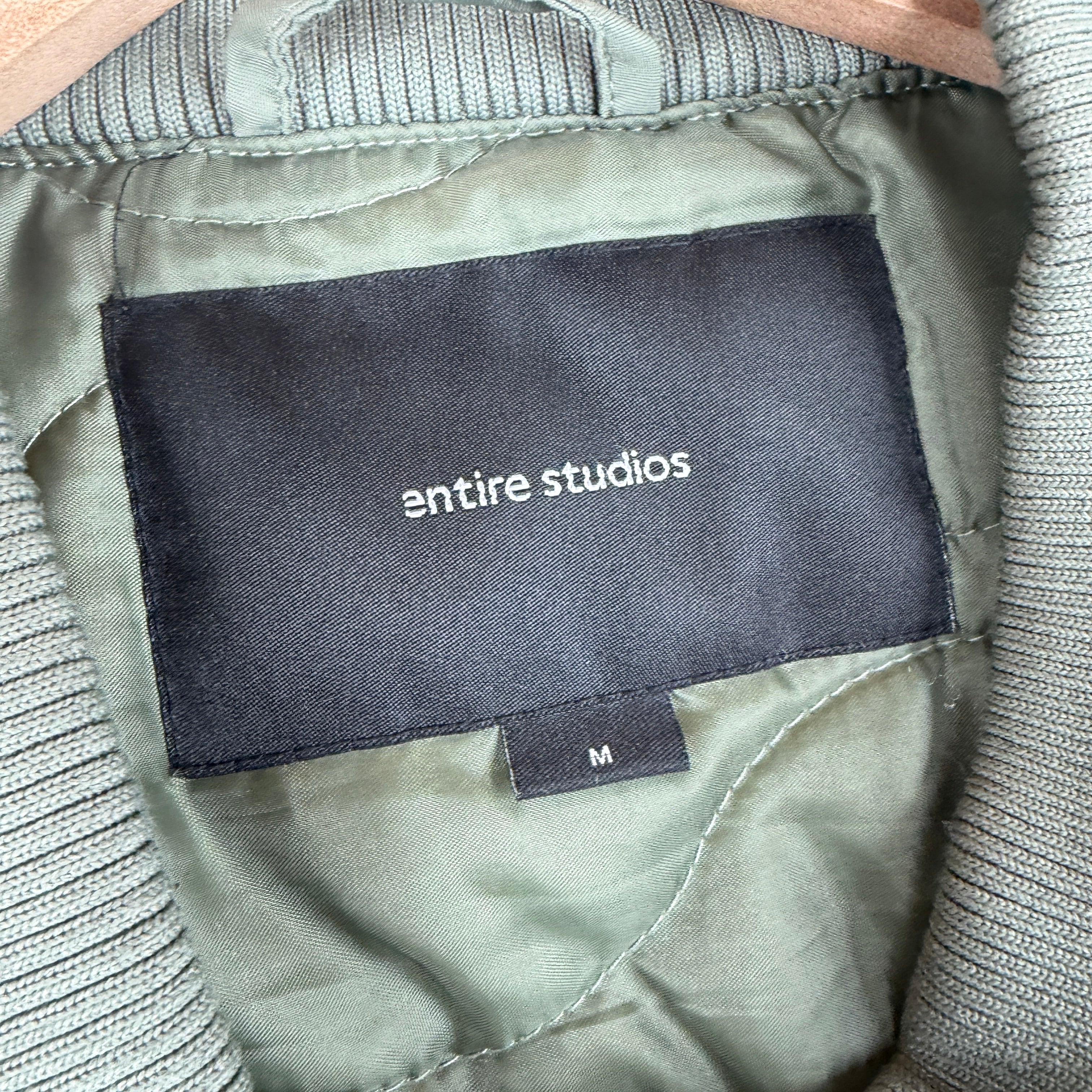 Entire Studios Green Bomber Jacket - Image 3