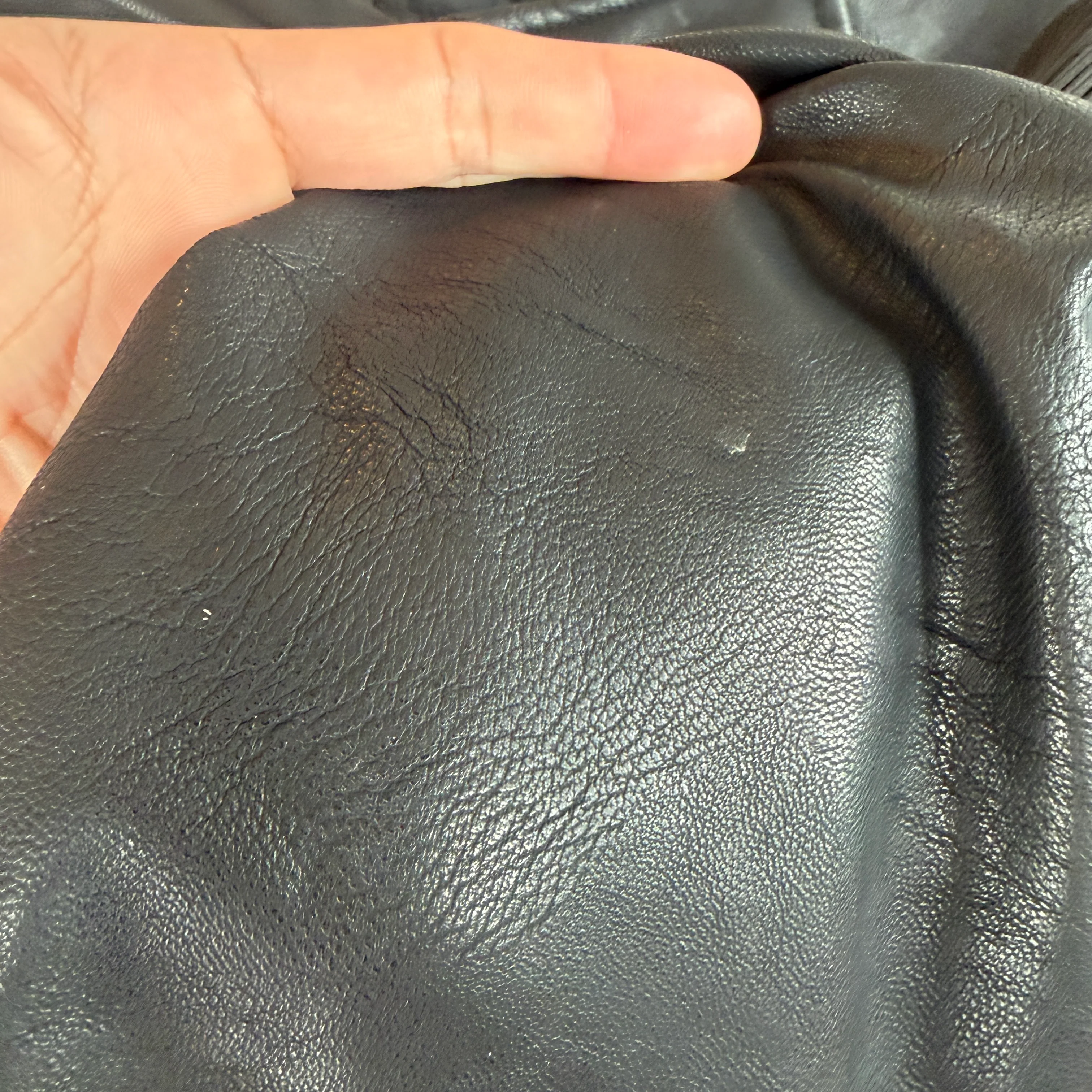 Entire Studios Hooded Faux Leather Bomber Jacket - Image 6