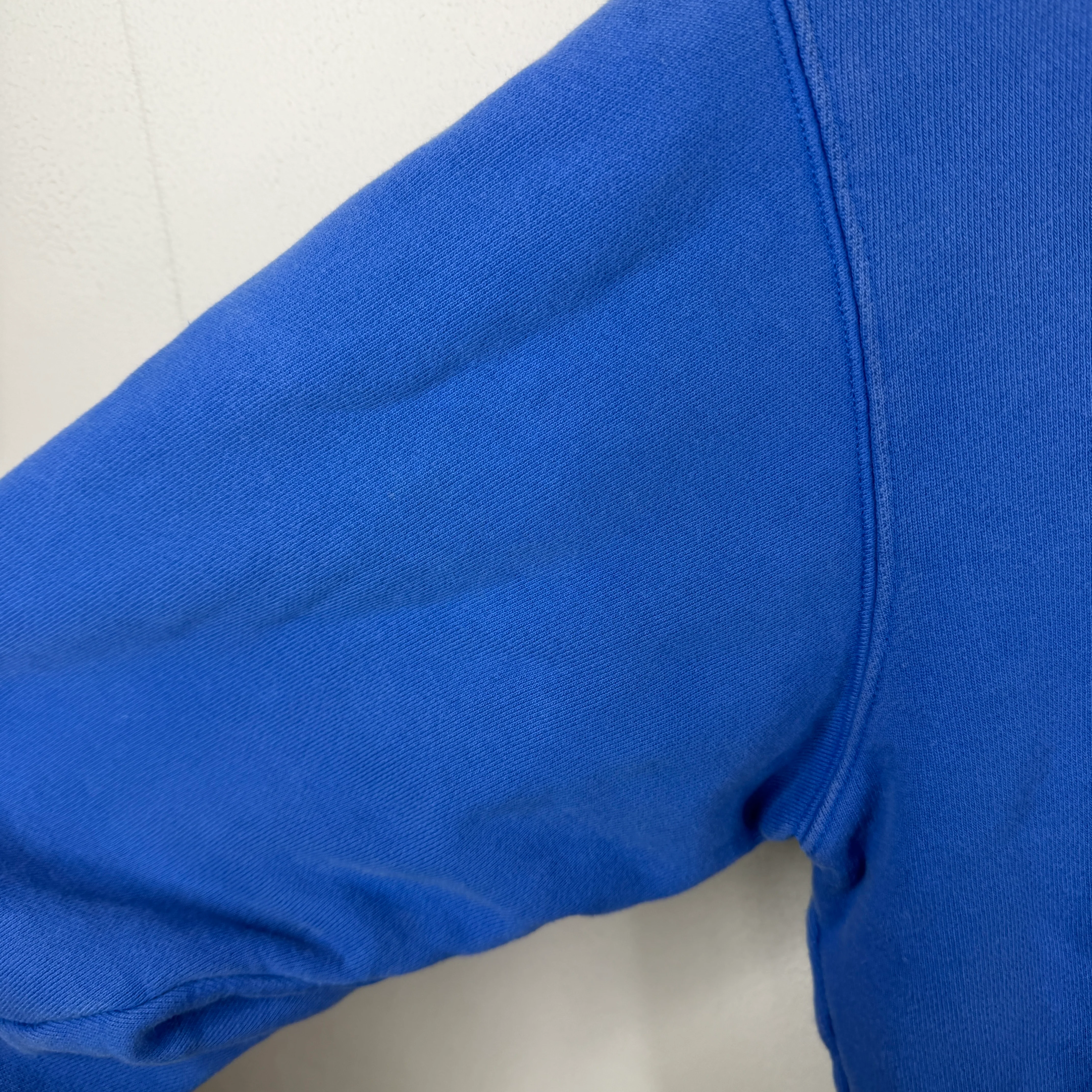 Entire Studios Blue Logo Cropped Crewneck - Image 6