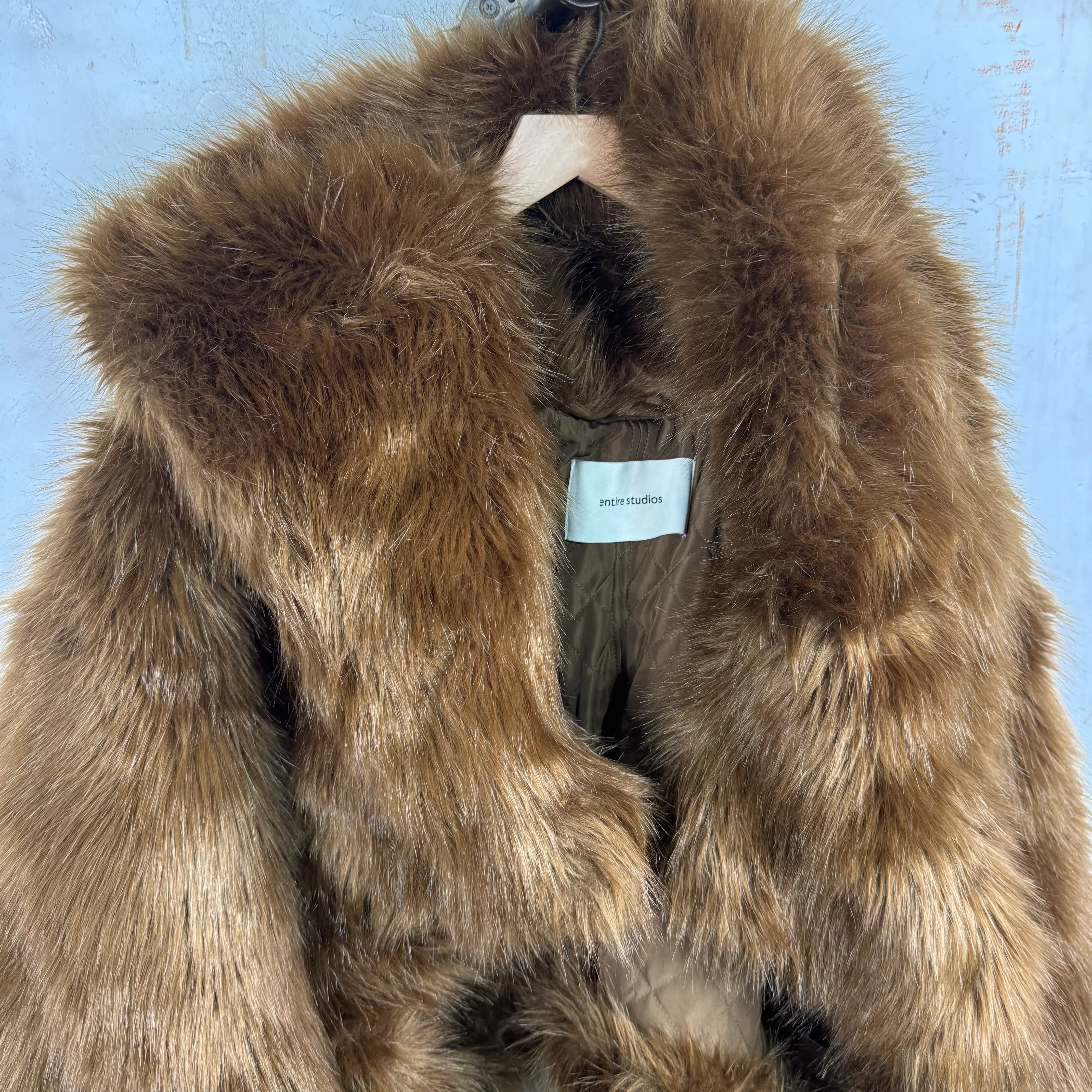 Entire Studios Faux Fur Hunch Cropped Jacket - Image 6