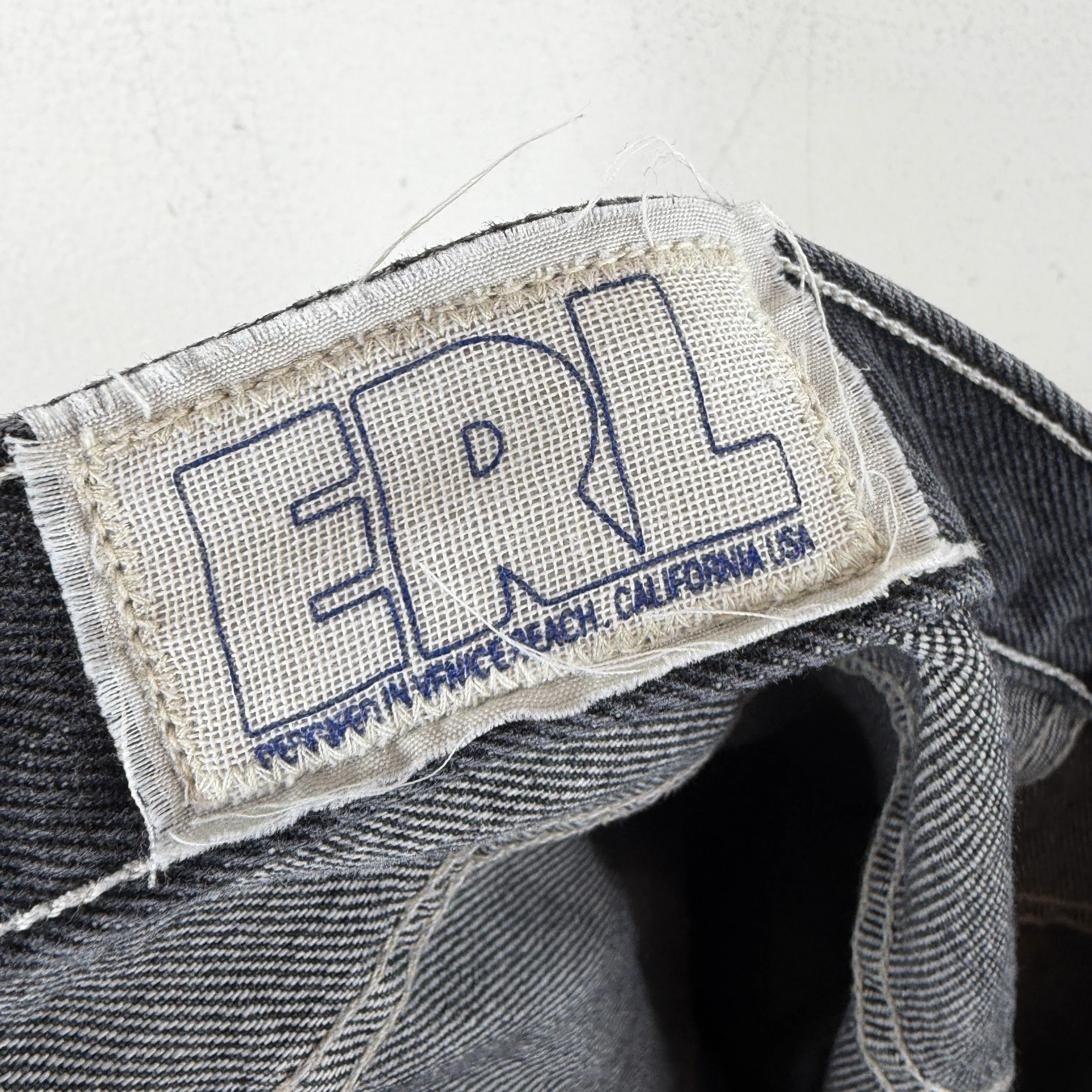ERL Altered Black Boardwalk Jeans - Image 3