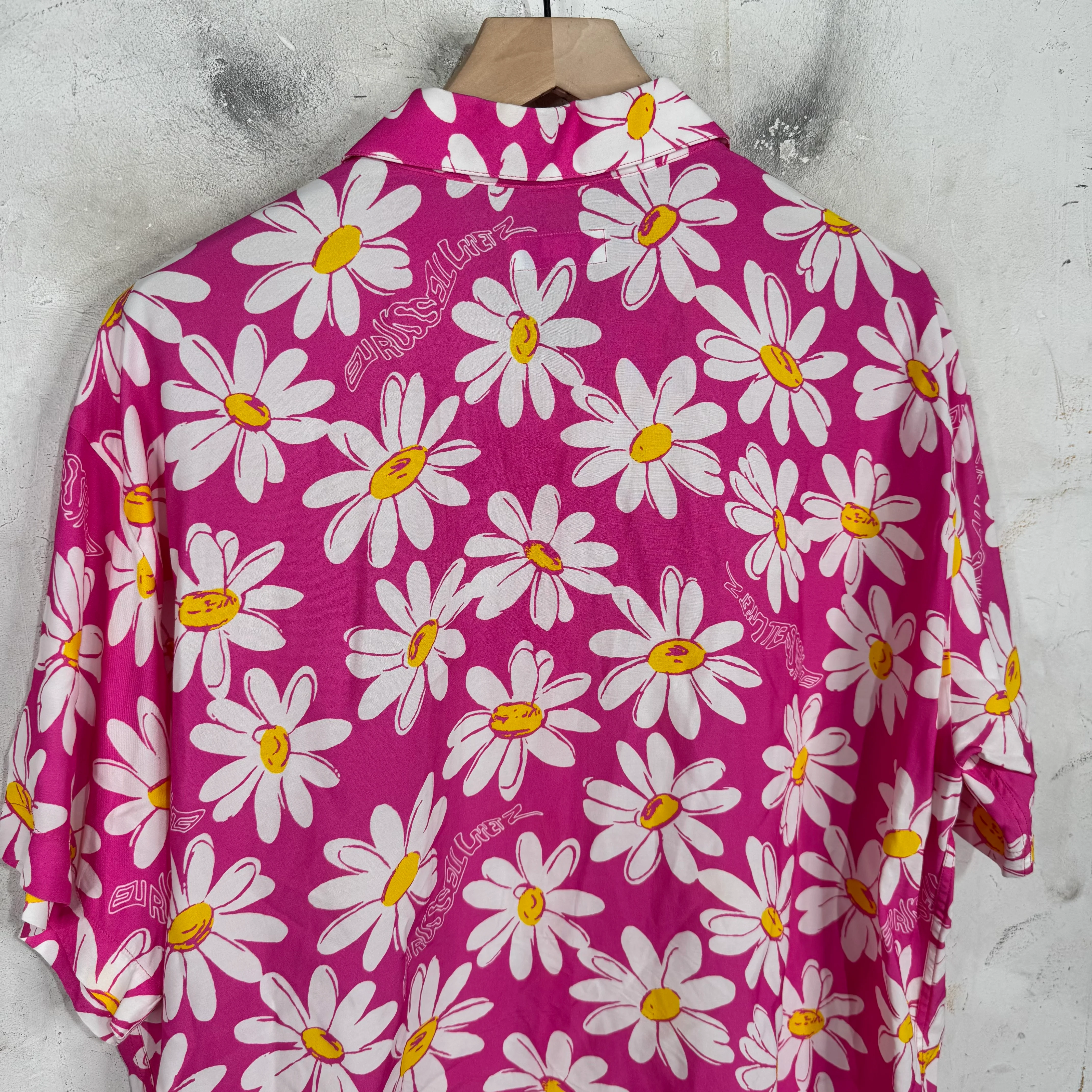 ERL Pink Daisy Rayon Shirt - Image 7