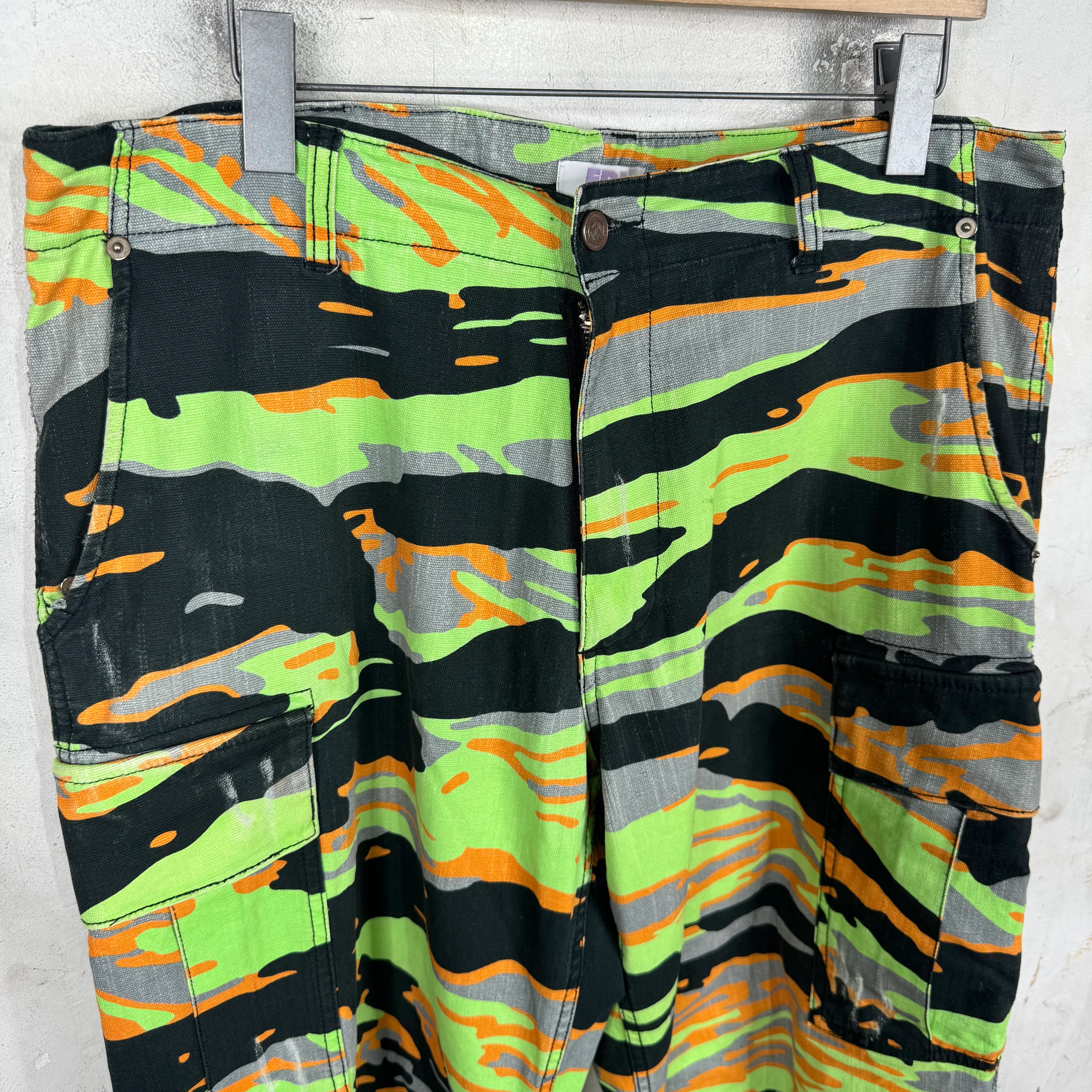 ERL Tiger Camo Cargo Pants - Image 5