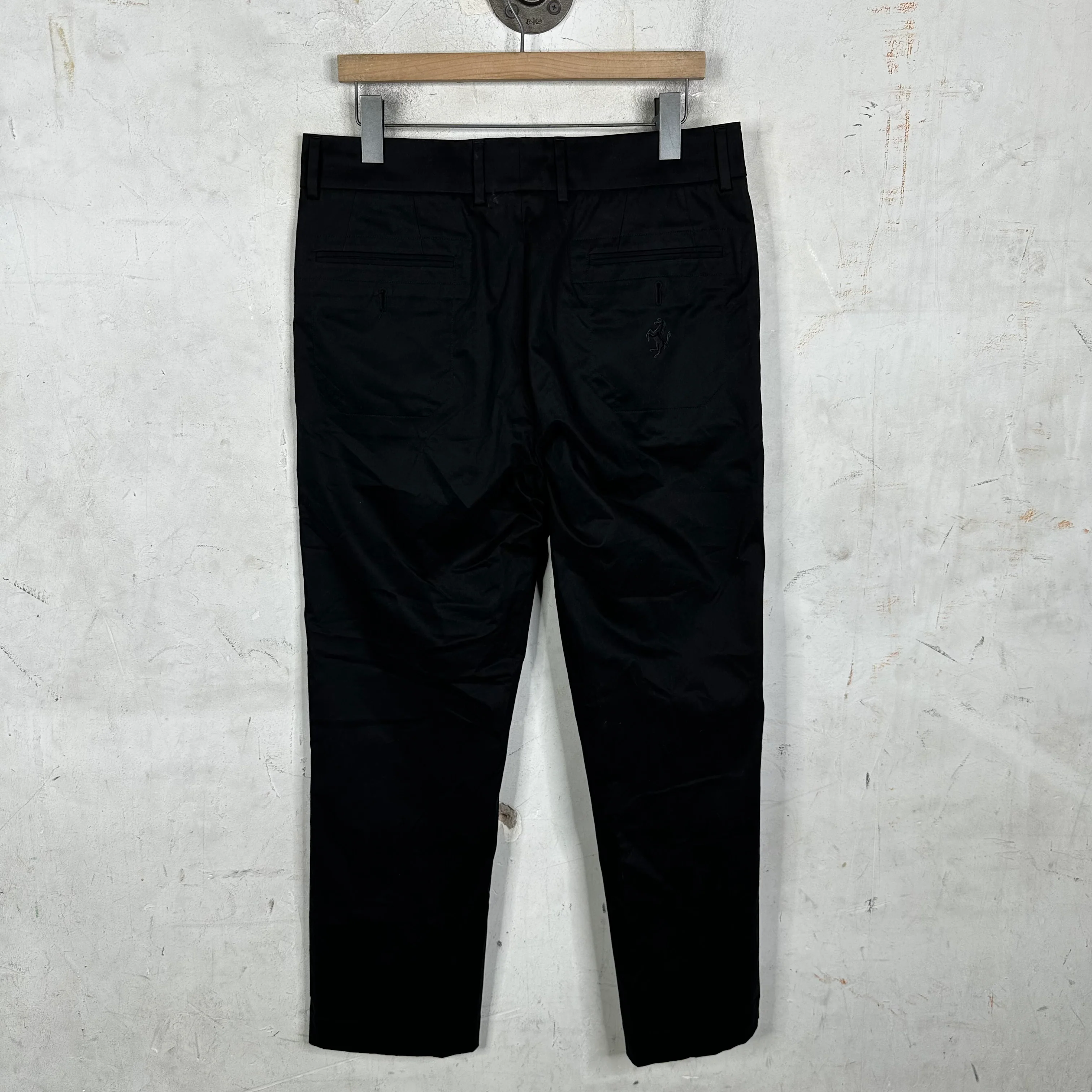 Ferrari Black Emblem Trousers - Image 2