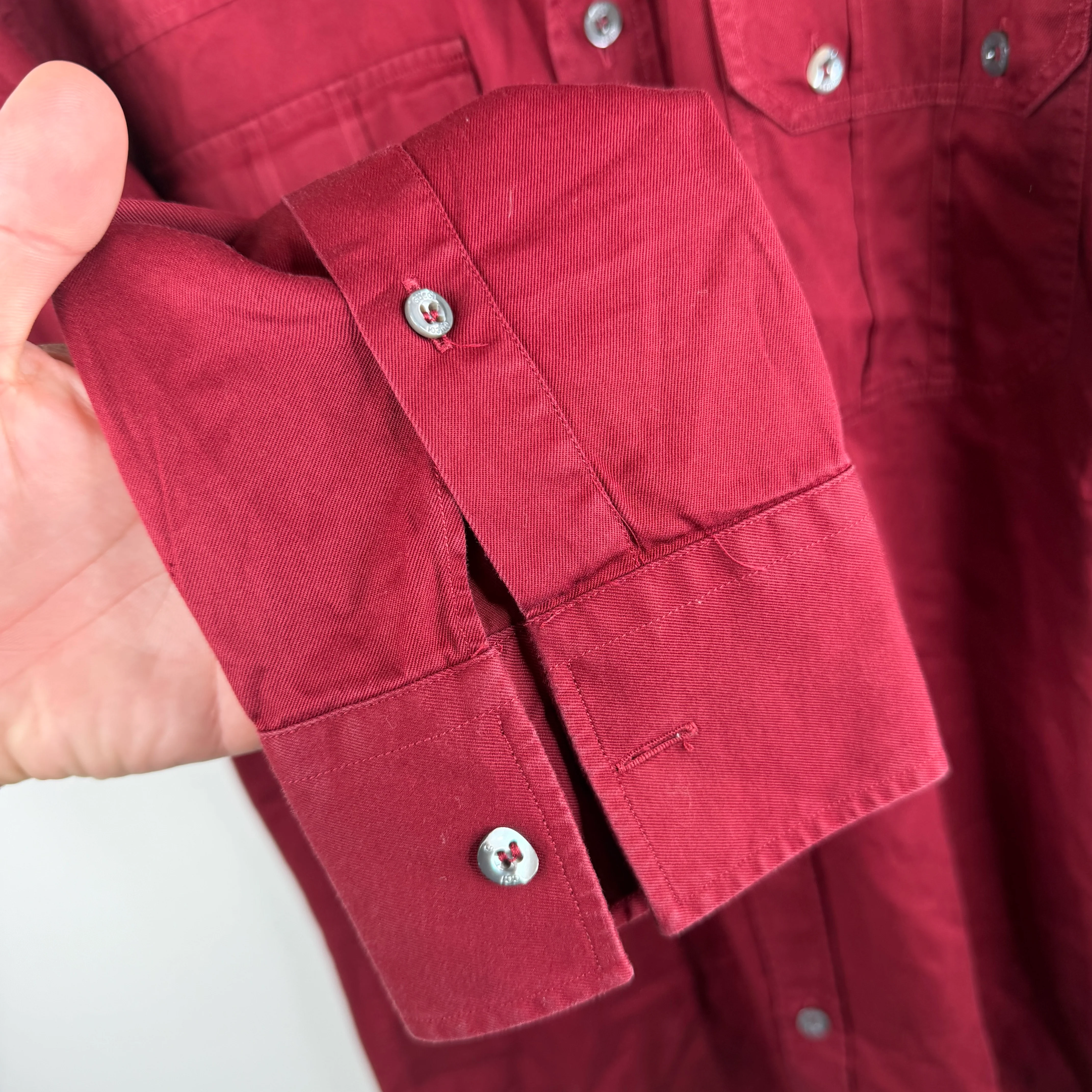 Gucci Slim Red Button Up LS Shirt - Image 6