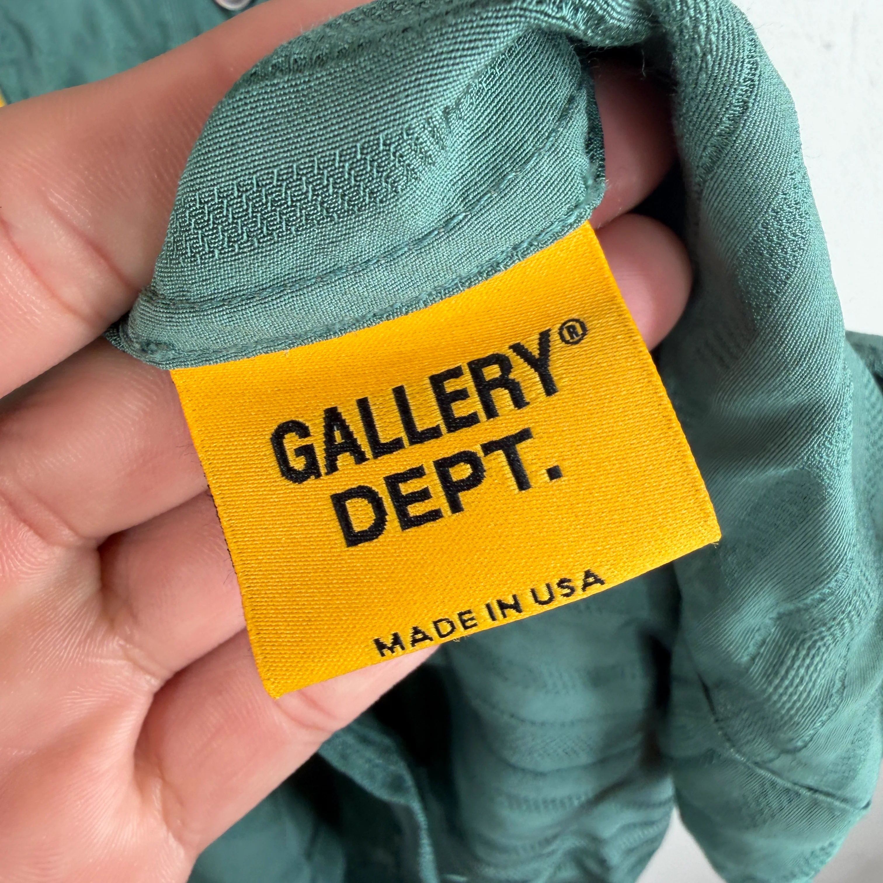 Gallery Dept Green Button-Up Shirt - Image 4