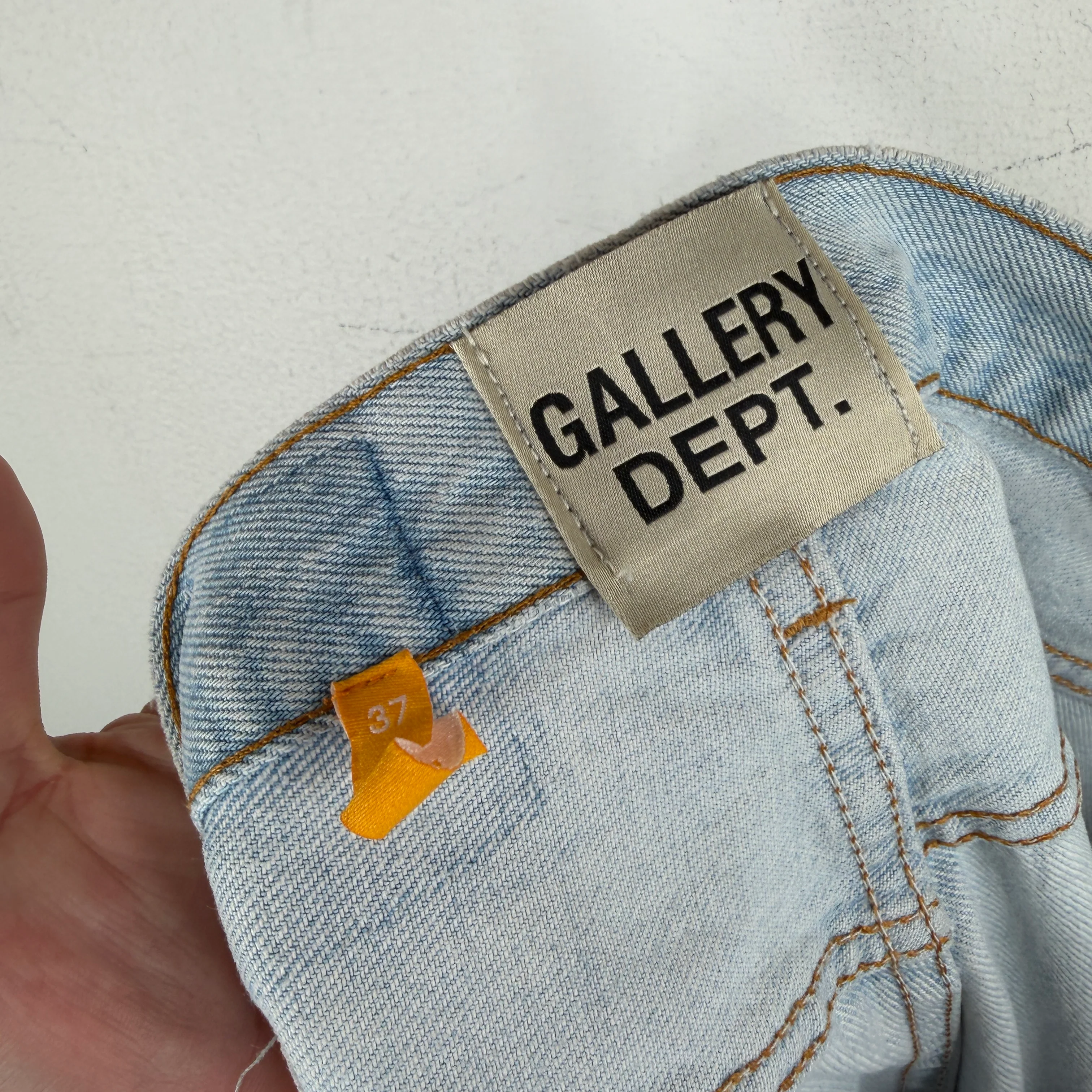 Gallery Dept Levi's Light Wash Denim Jeans - Image 3