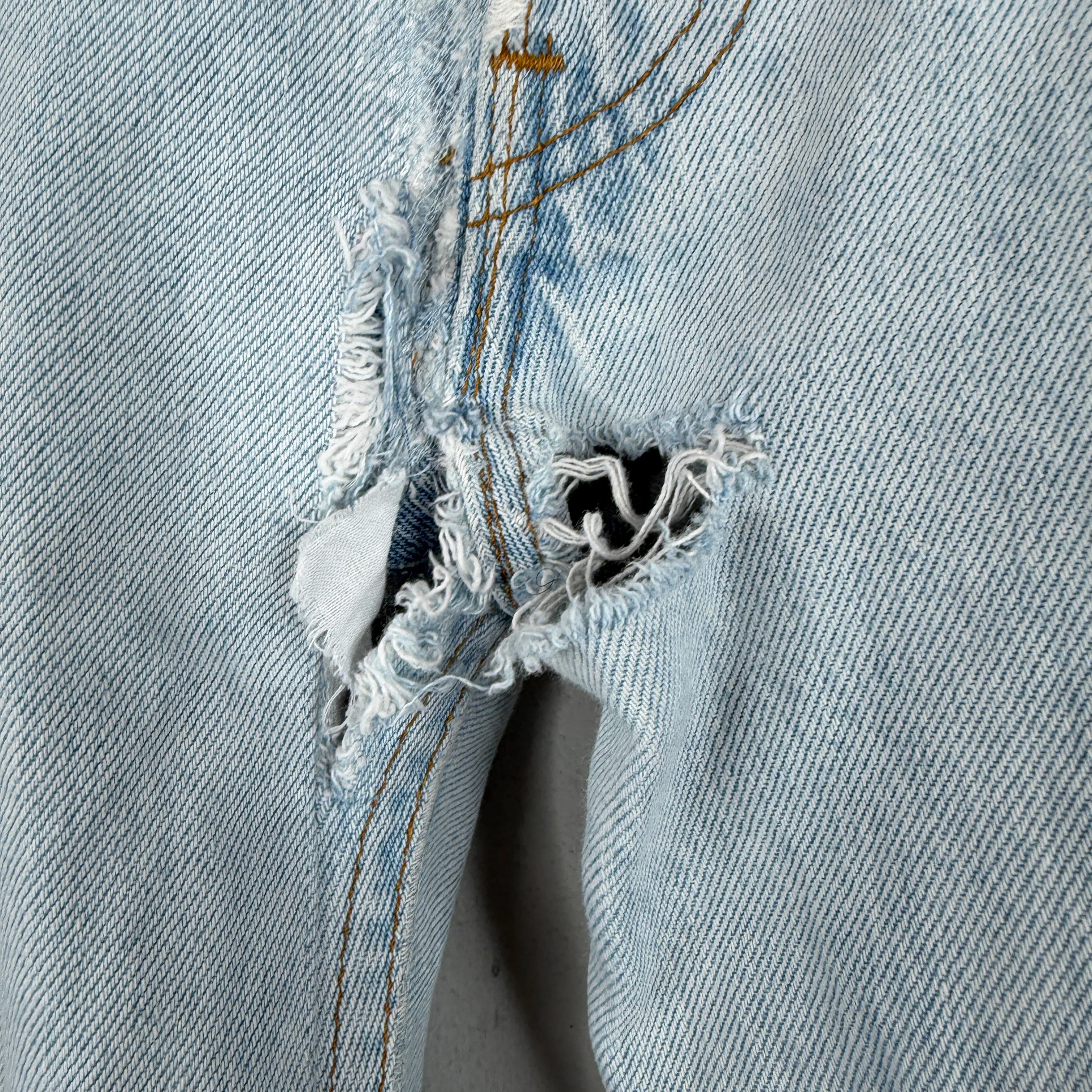 Gallery Dept Levi's Light Wash Denim Jeans - Image 6