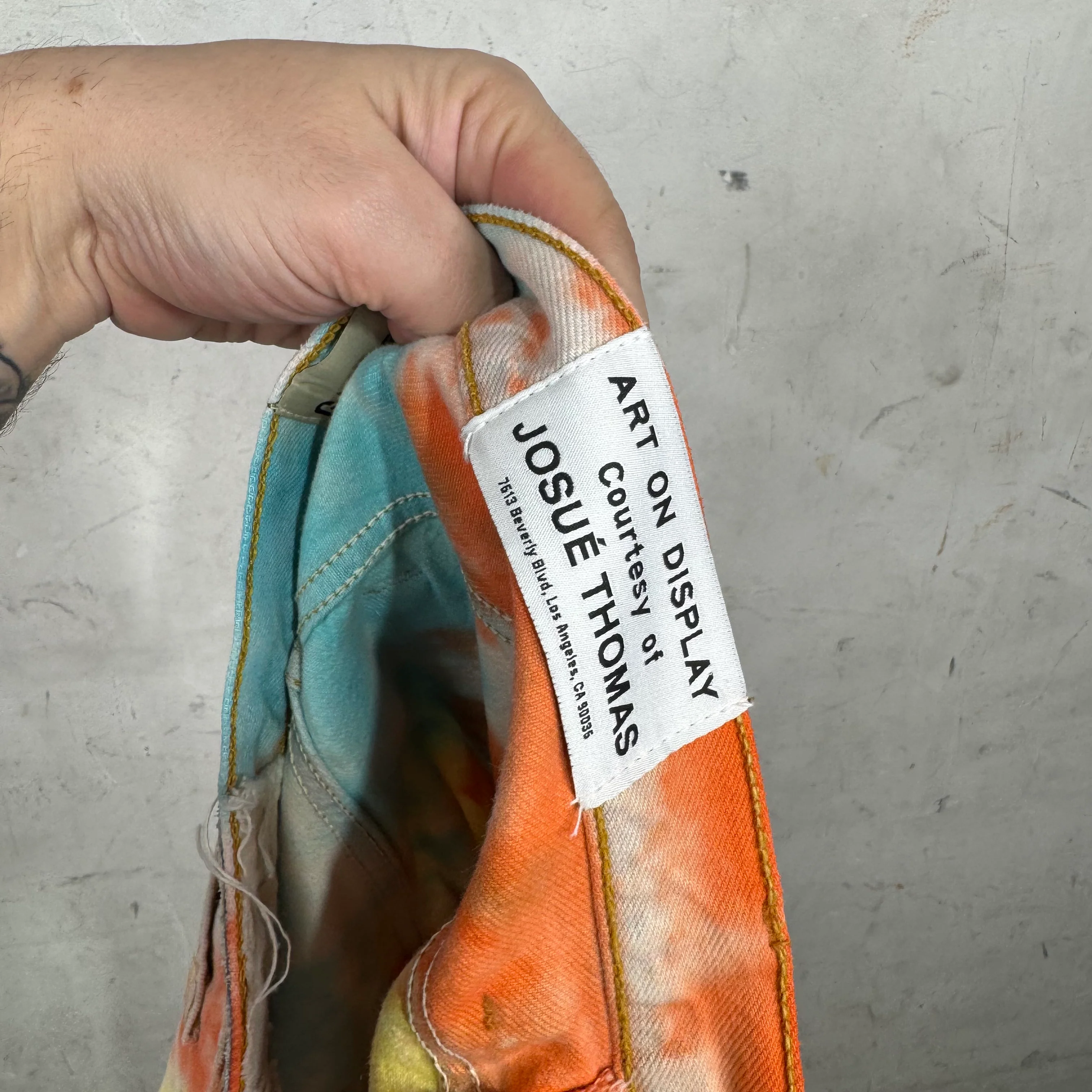 Gallery Dept Tie Dye Levi's Jeans - Image 4