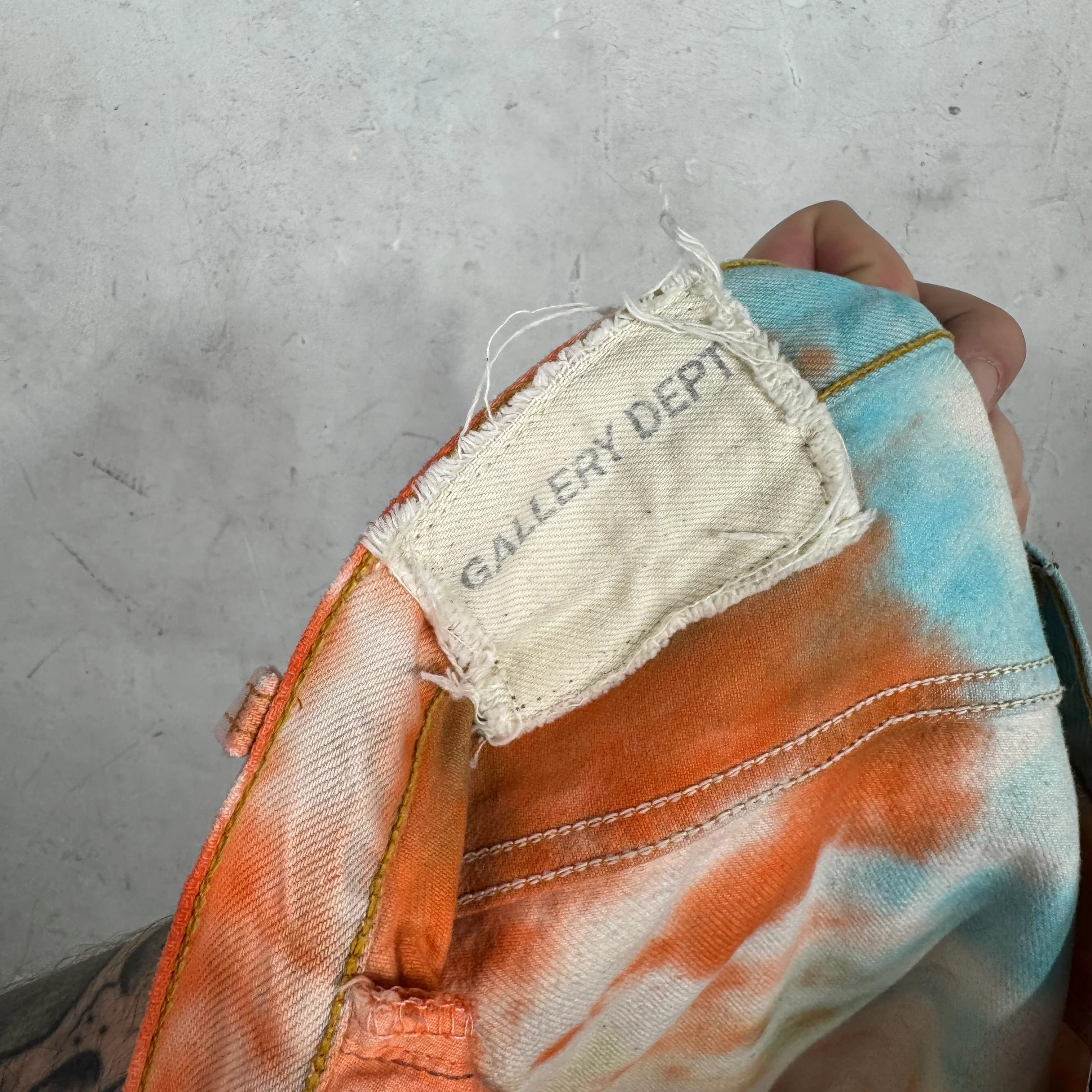 Gallery Dept Tie Dye Levi's Jeans - Image 5