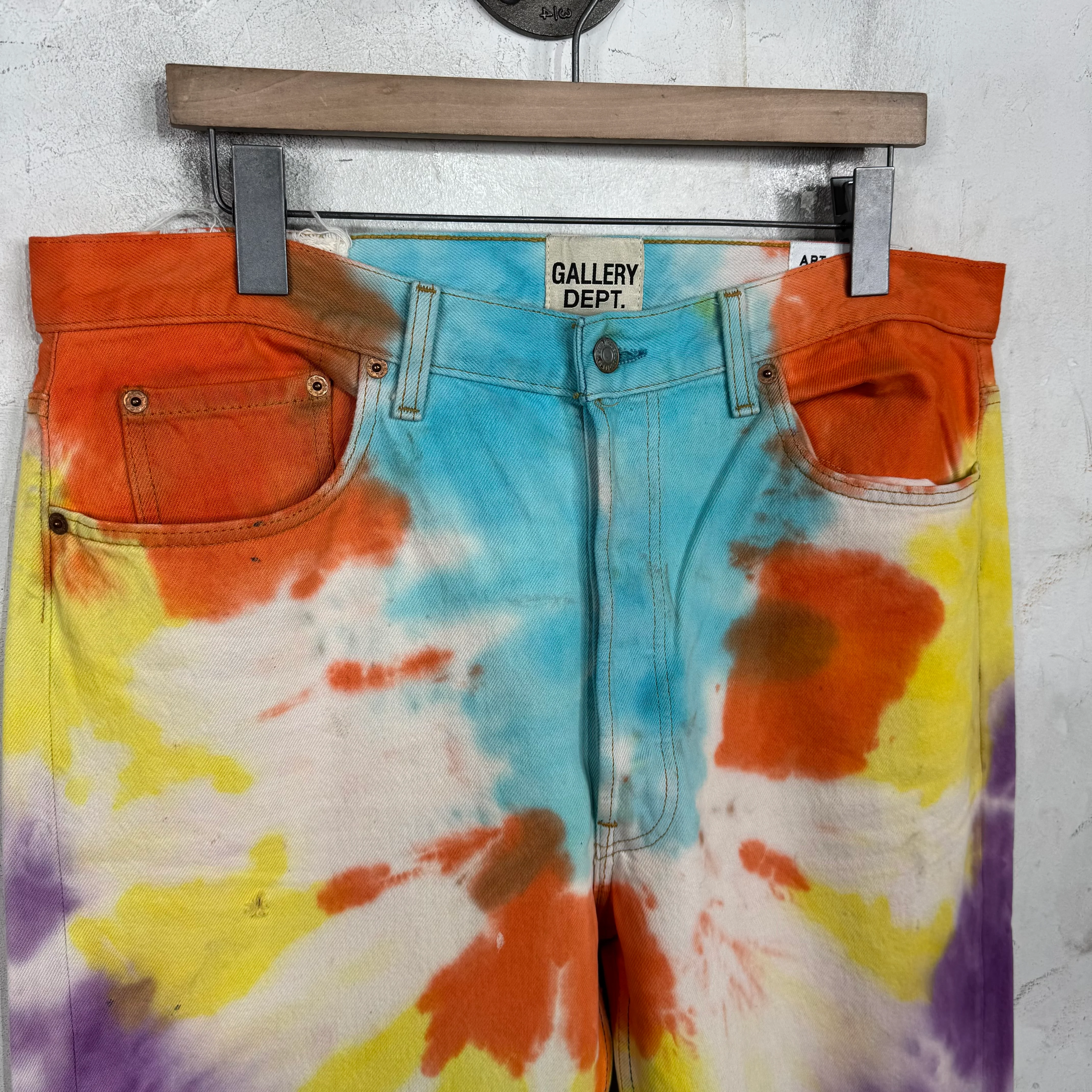 Gallery Dept Tie Dye Levi's Jeans - Image 7