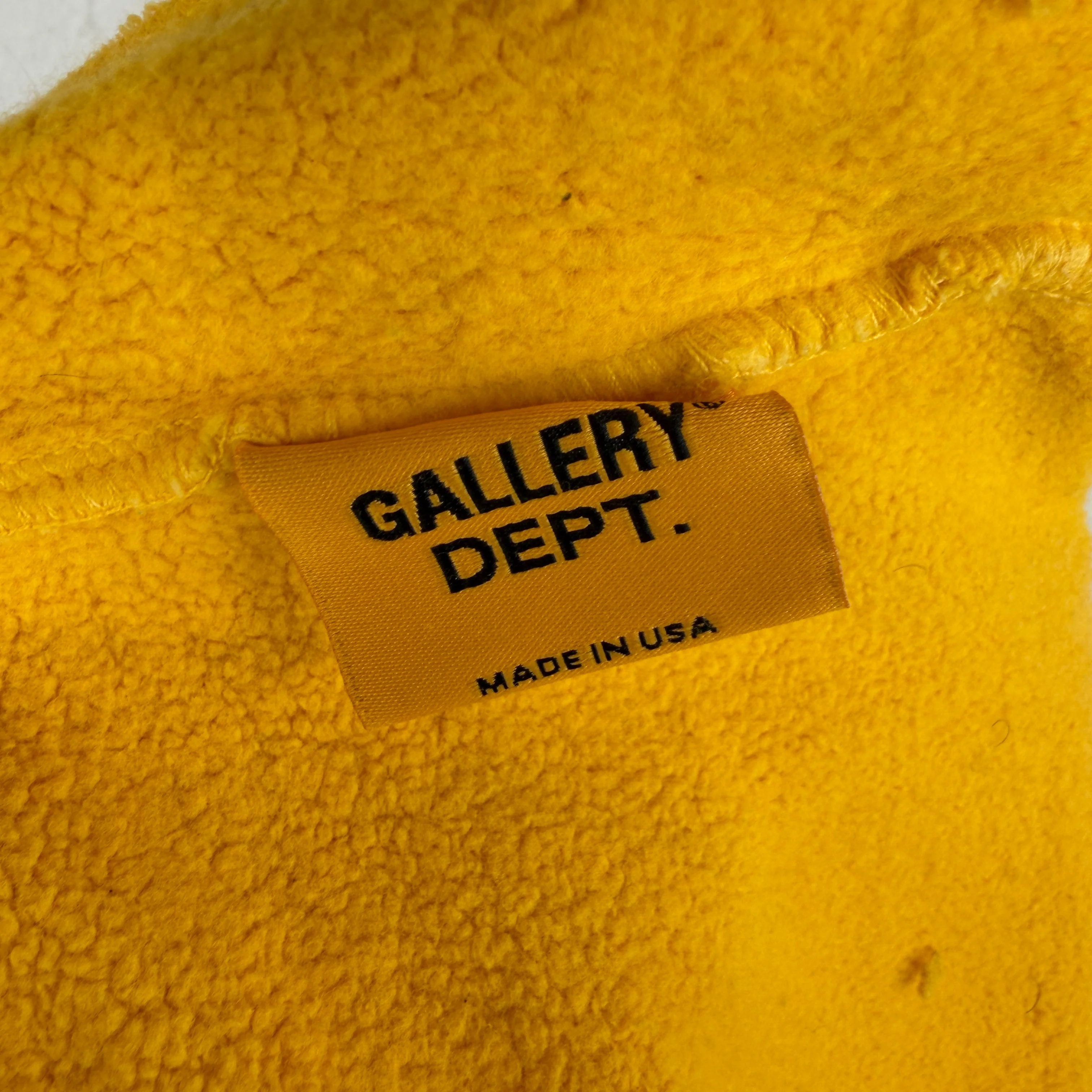 Gallery Dept Yellow Gym Sweatpants - Image 4