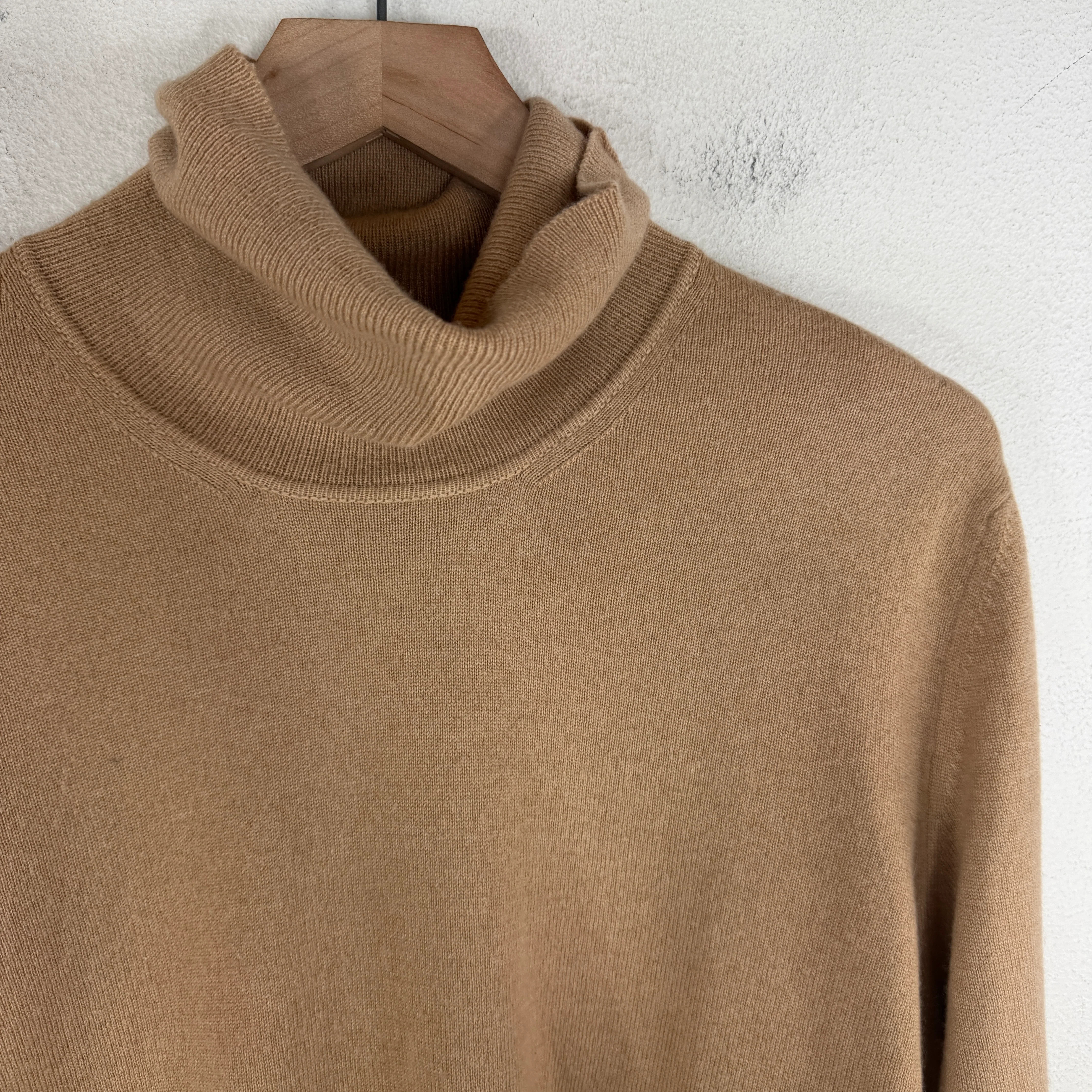 Ghiaia Beige Cashmere Turtleneck Sweater - Image 6