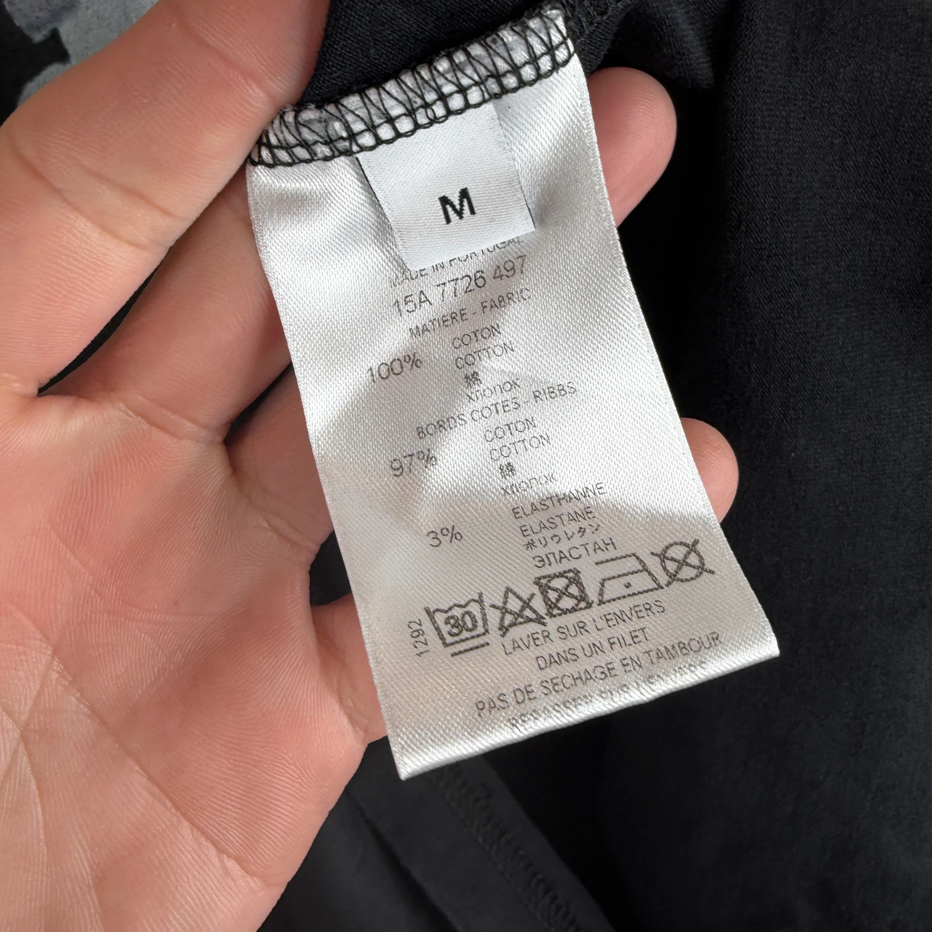 Givenchy Black Bambi Split T-Shirt - Image 4