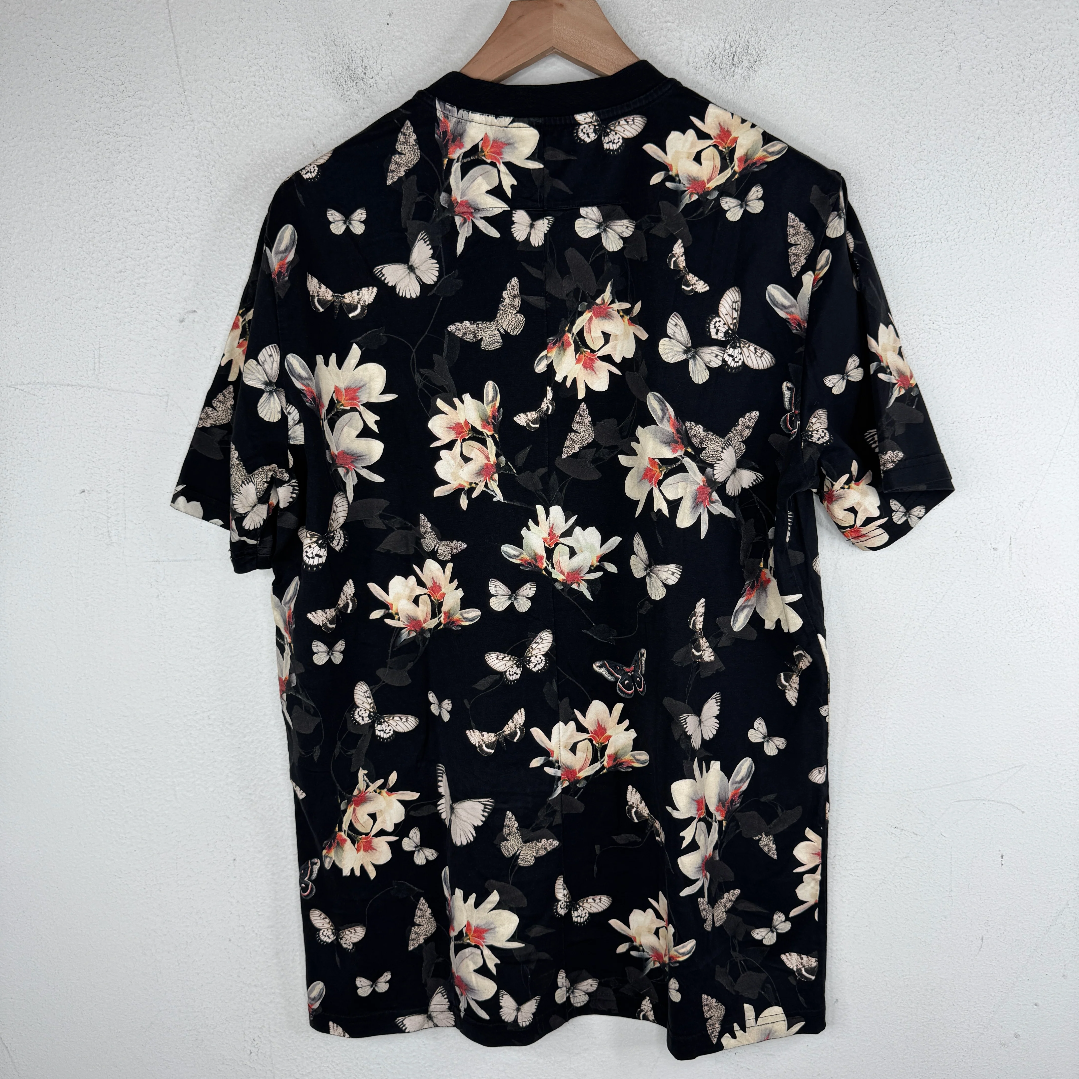 Givenchy Butterfly & Flower Black T-Shirt - Image 2