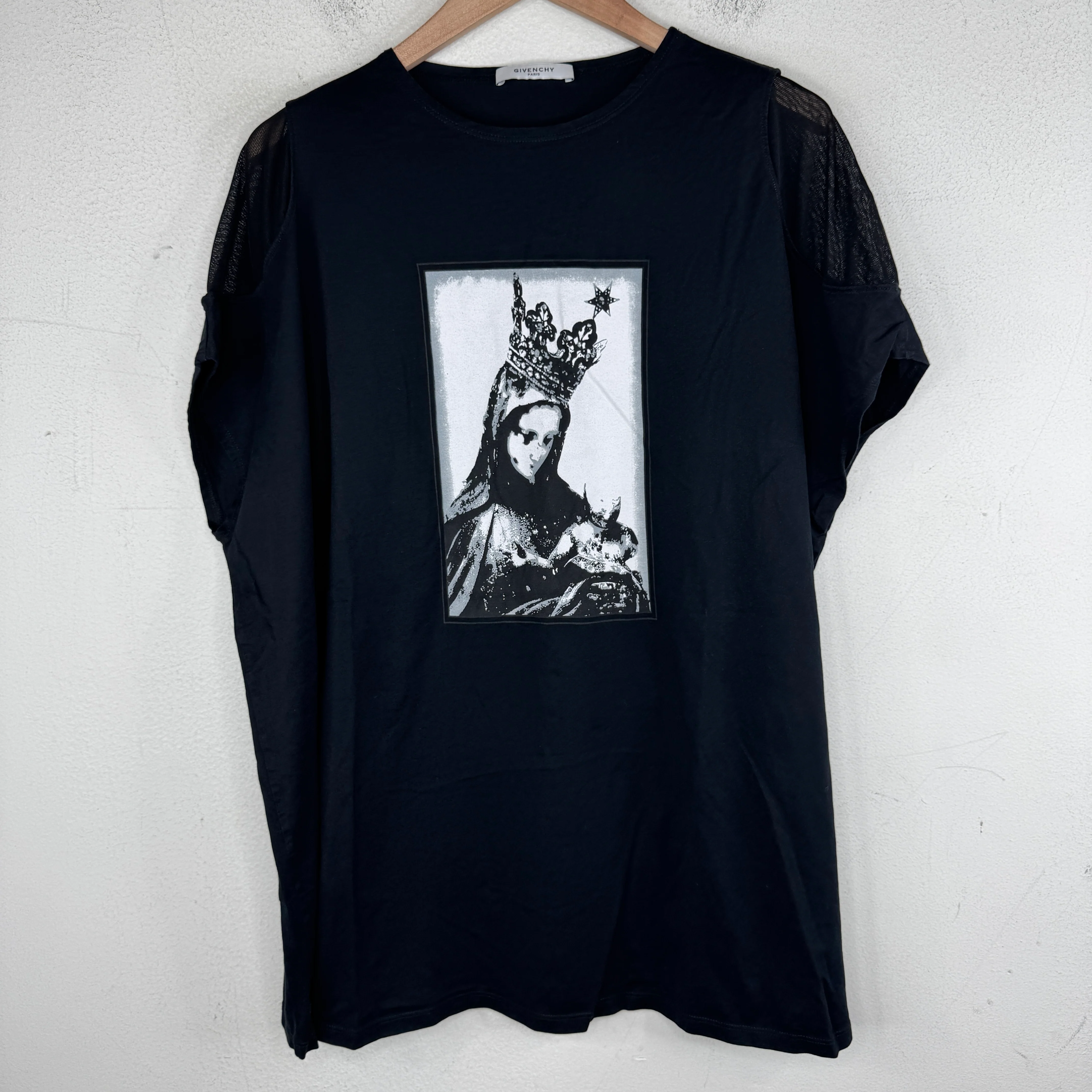 Givenchy Crowned Mother Mary Sleeveless T-Shirt