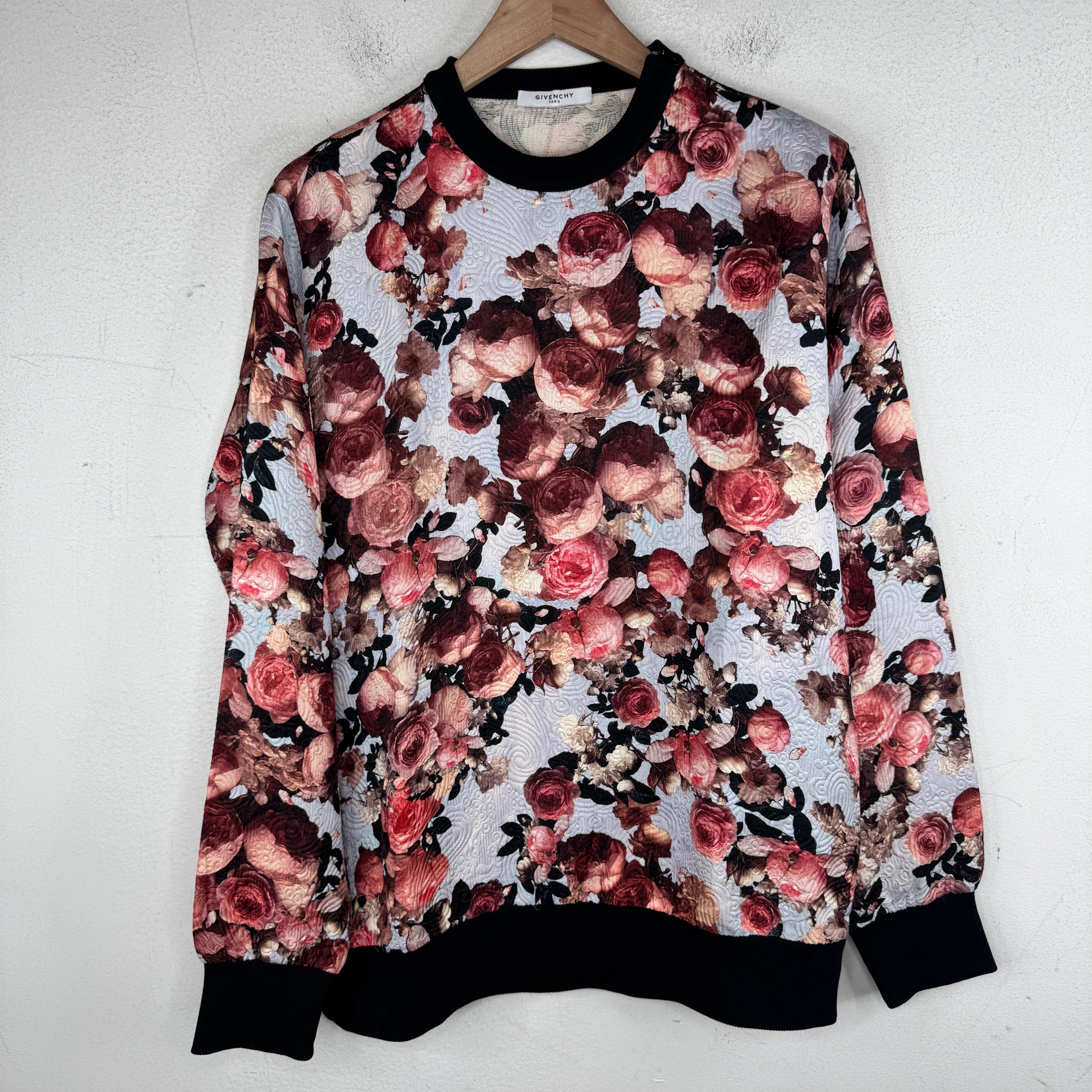 Givenchy Floral AOP Embossed Sweater