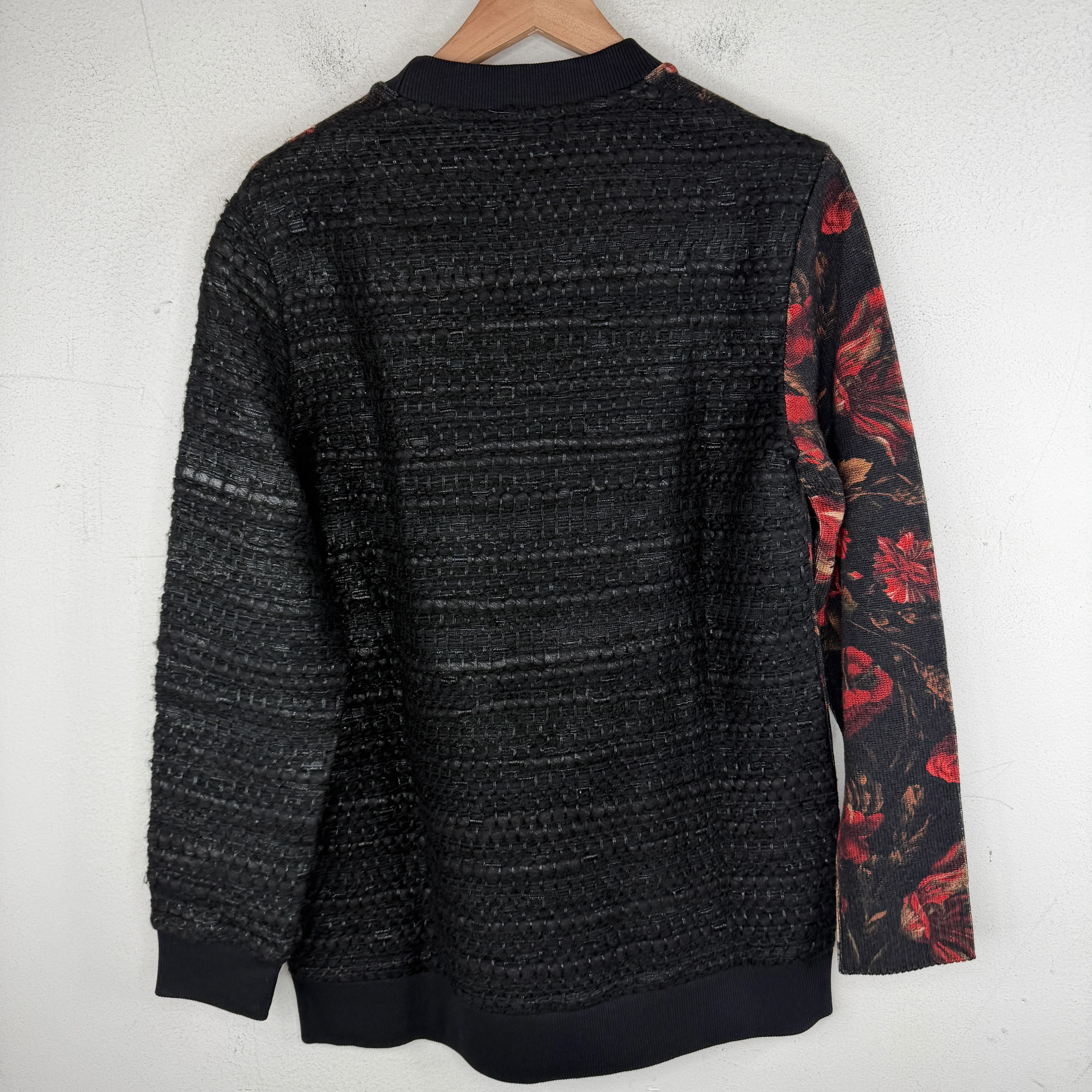 Givenchy Floral Woven Hybrid Split Crewneck - Image 2
