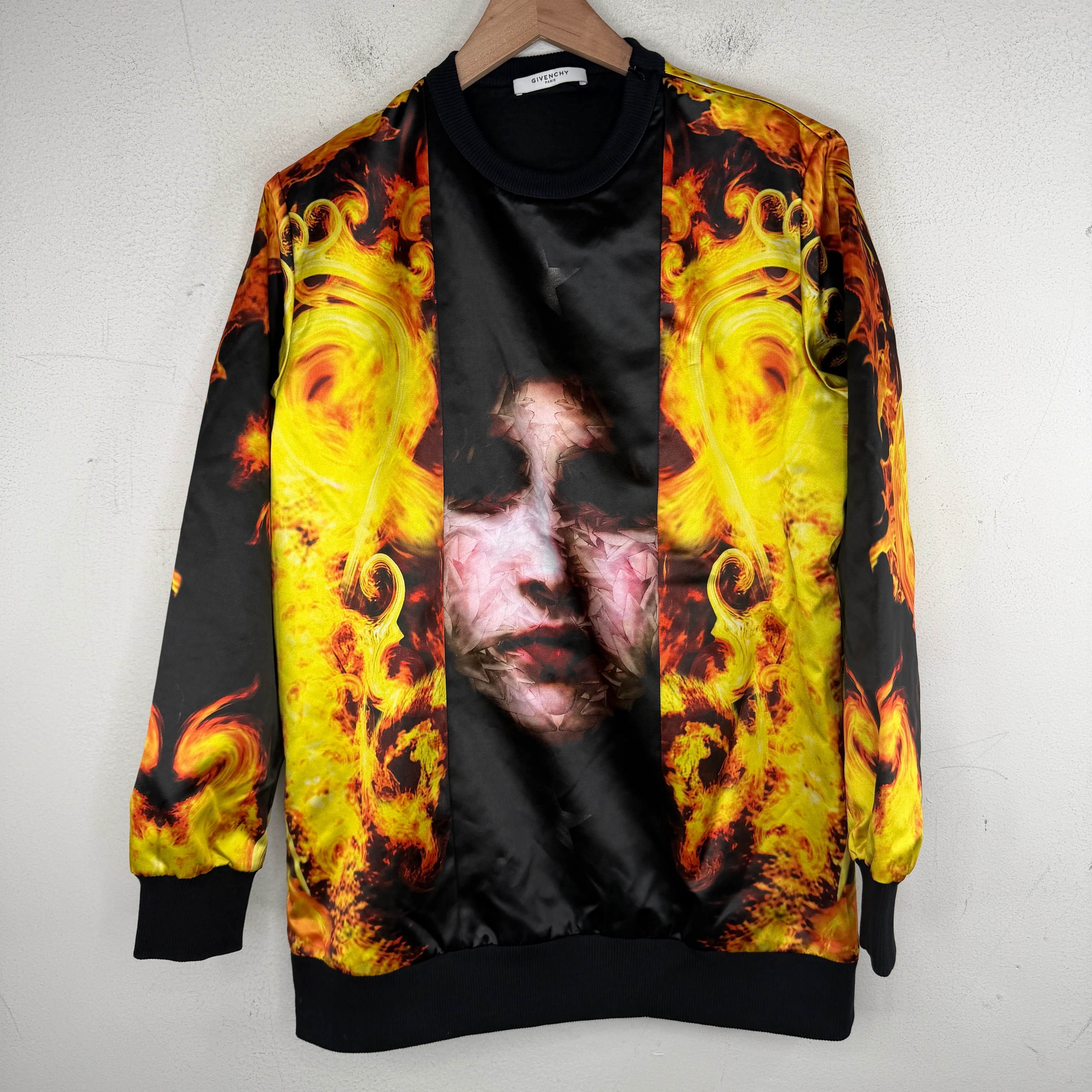 Givenchy Madonna Flames Split Sweater