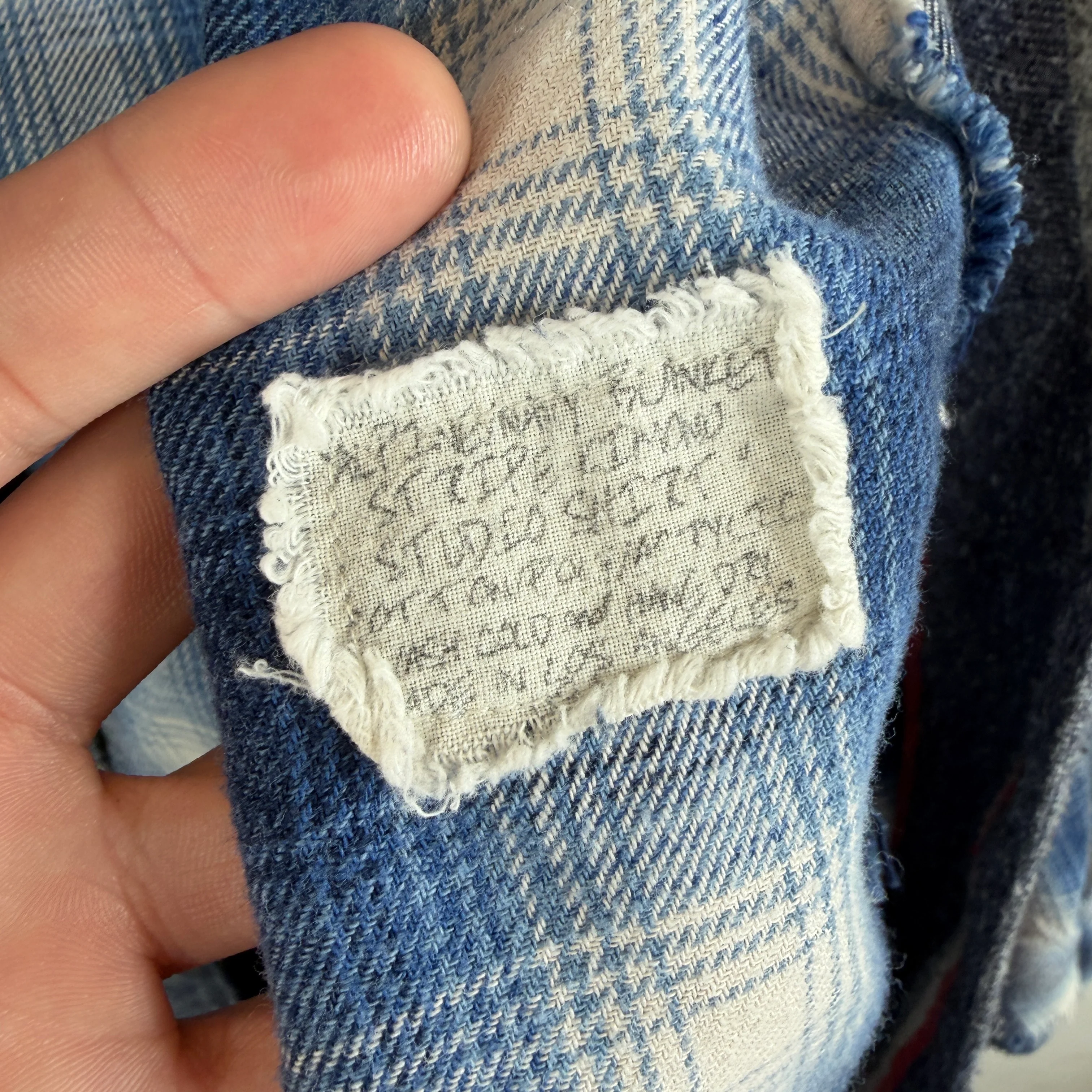 Greg Lauren Hybrid Flannel Kimono - Image 4