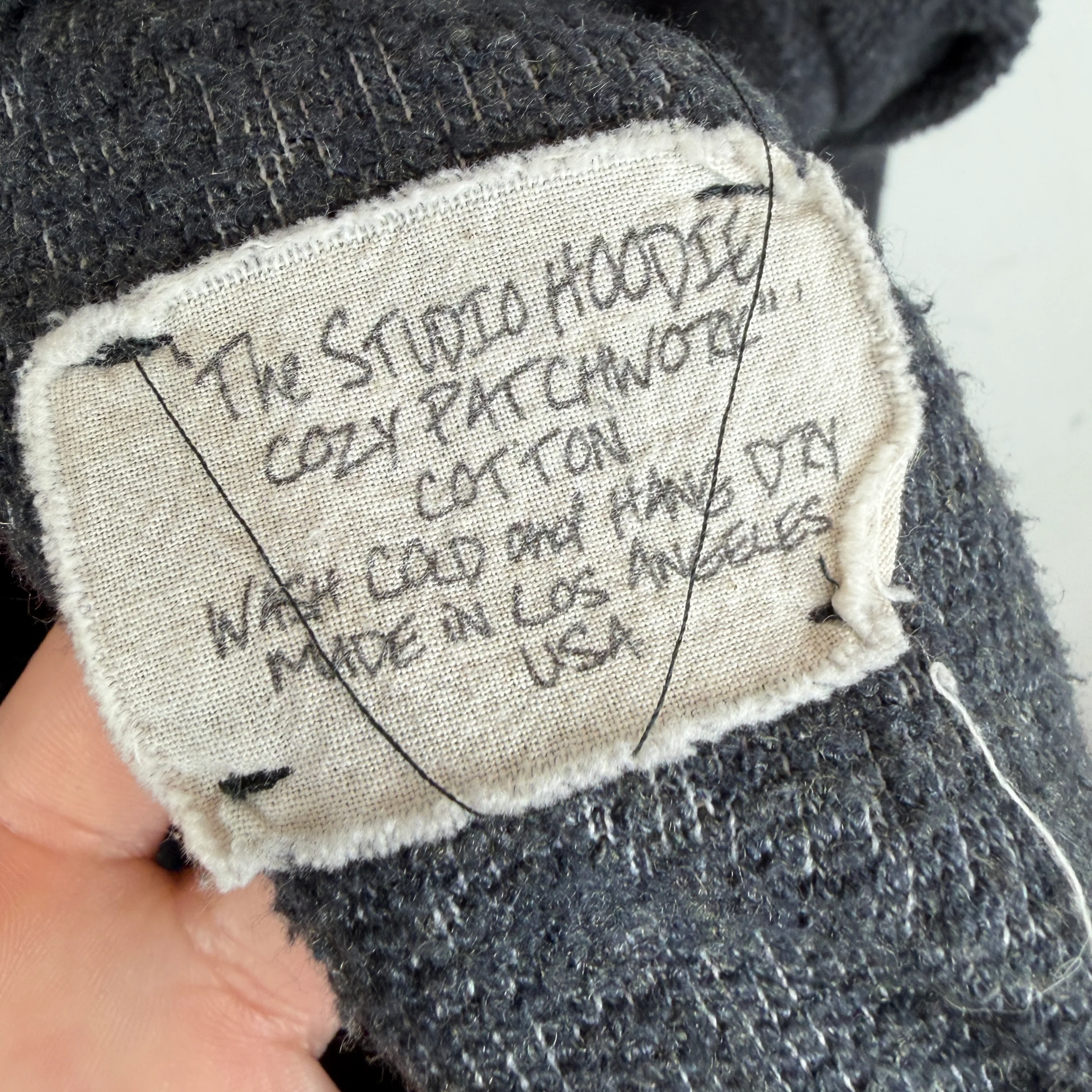 Greg Lauren Inside Out Grey Hoodie - Image 4