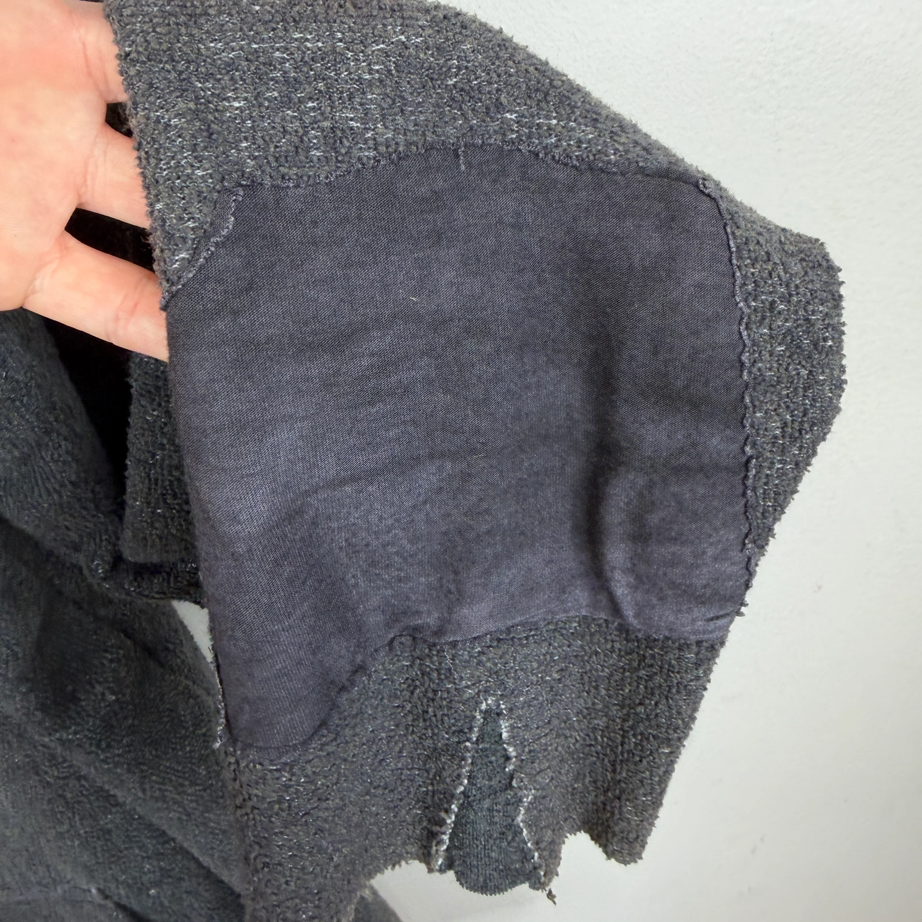 Greg Lauren Inside Out Grey Hoodie - Image 8