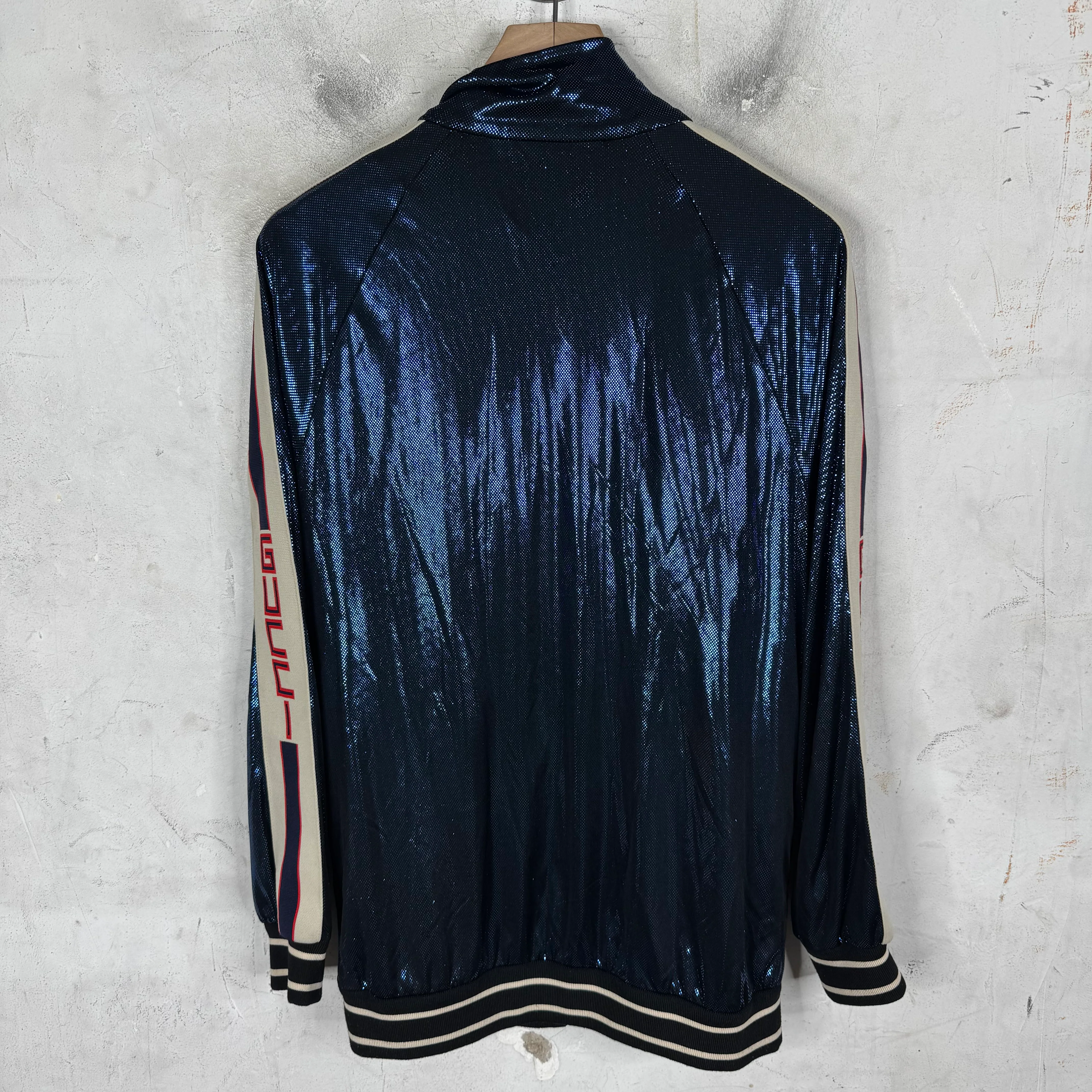 Gucci Blue Glitter Track Jacket - Image 2