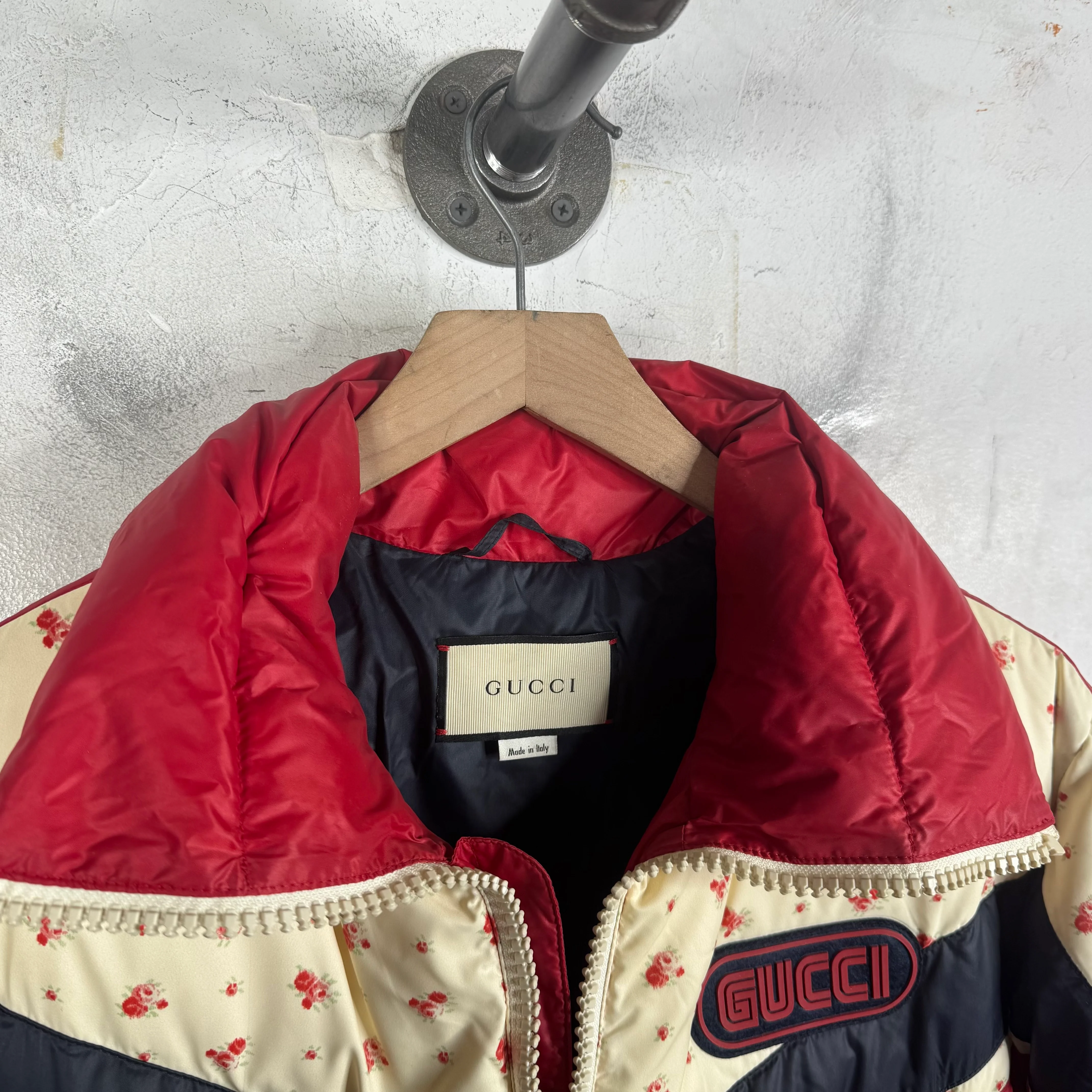 Gucci Floral Paneled Down Jacket - Image 5